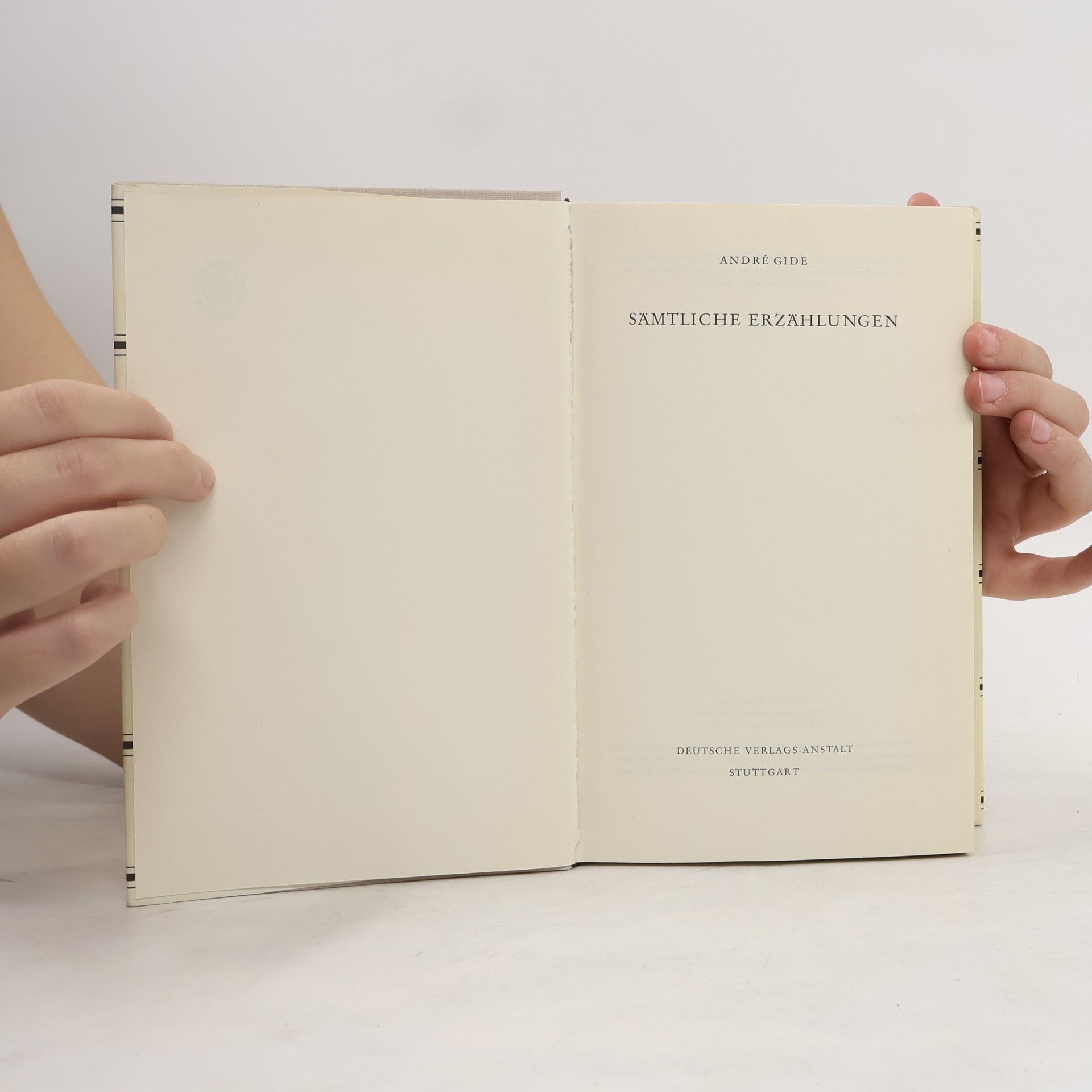 André Gide Sämtliche erzählungen