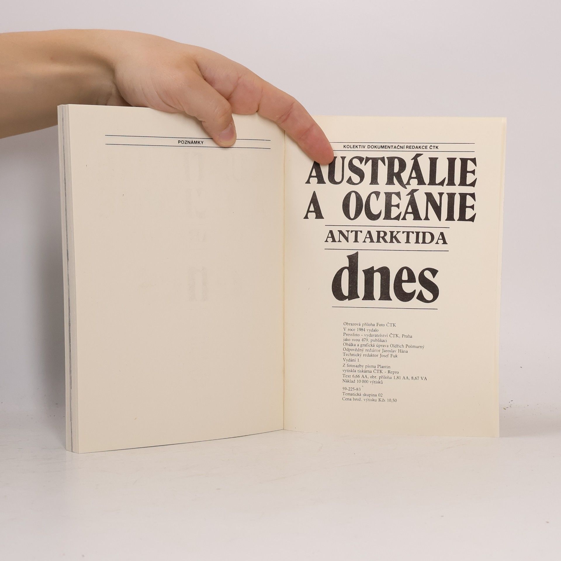 Jaroslav Hána Austrálie a Oceánie, Antarktida dnes
