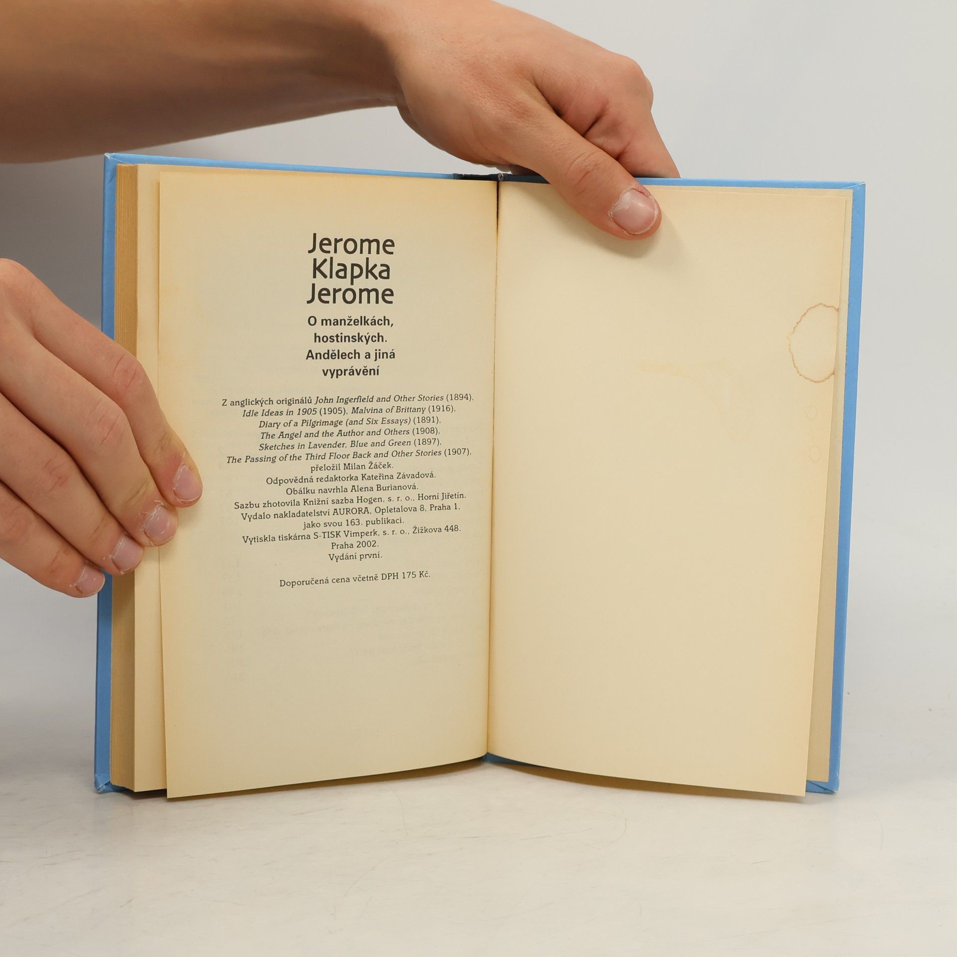 Jerome K. Jerome O manželkách, hostinských, andělech i jiná vyprávění