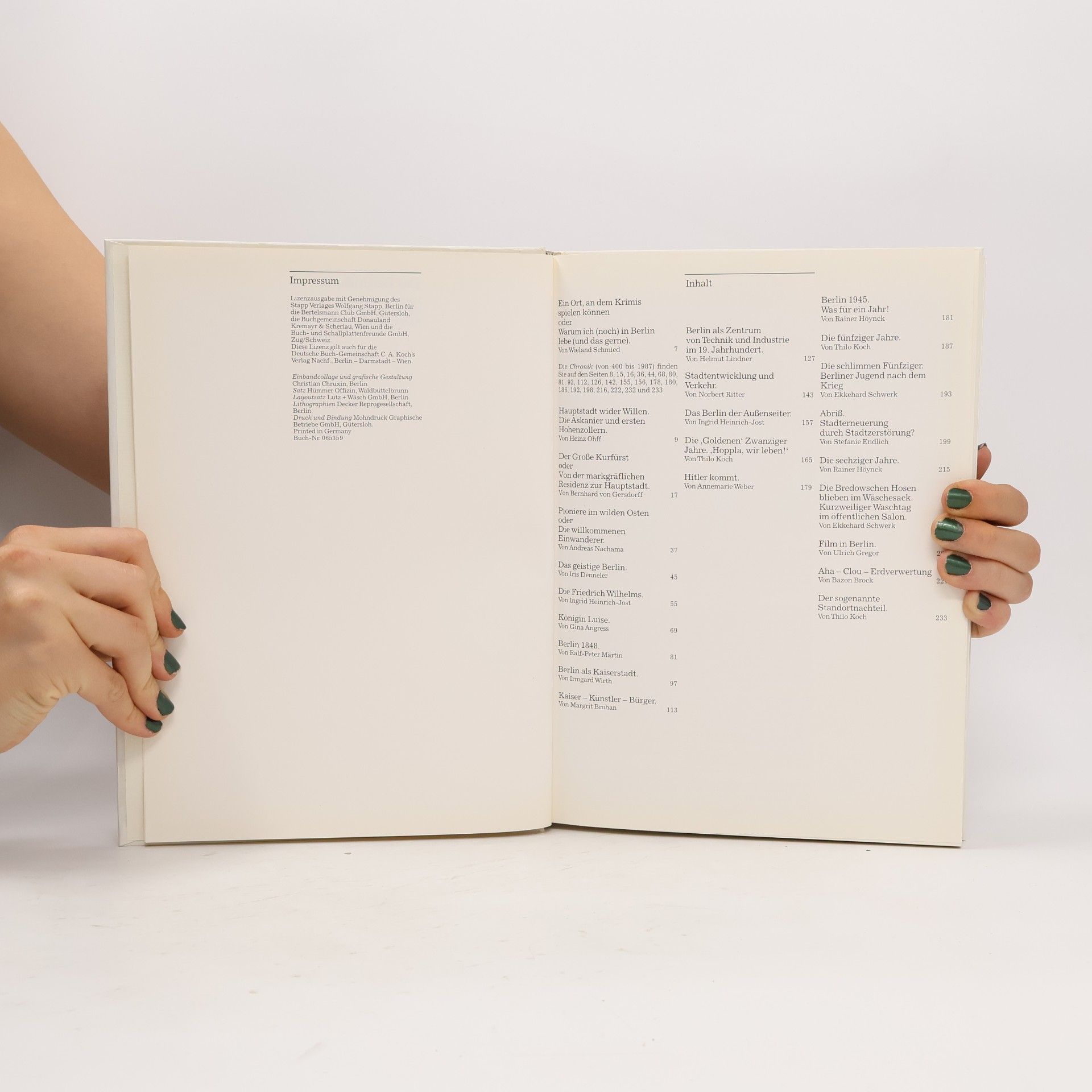 Autorenkollektiv Das Berlinbuch