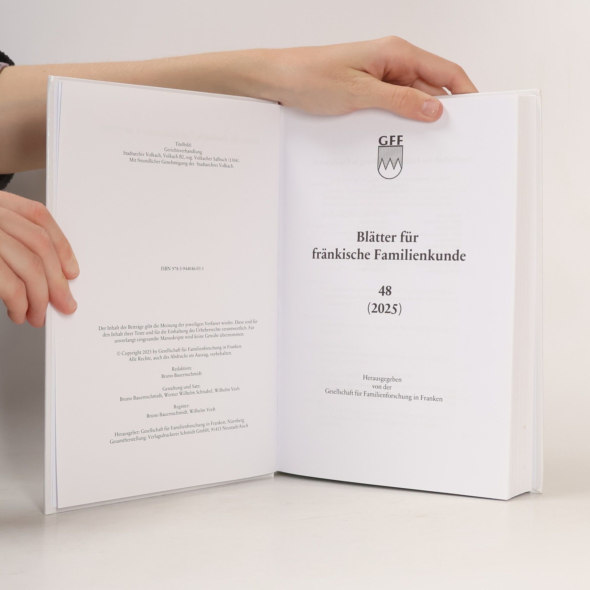 Autorenkollektiv Blätter für fränkische Familienkunde