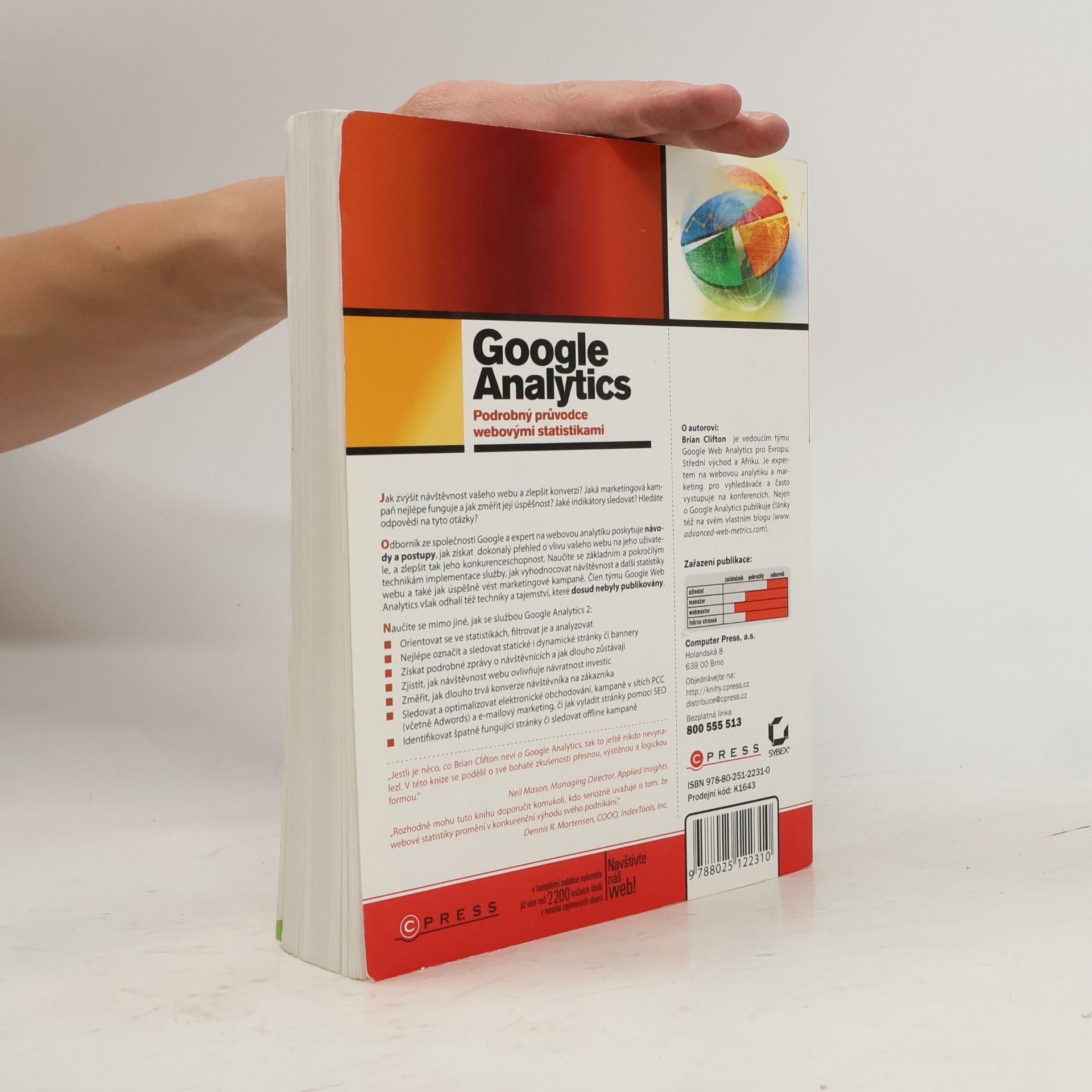 Brian Clifton Google Analytics. Podrobný průvodce webovými statistikami