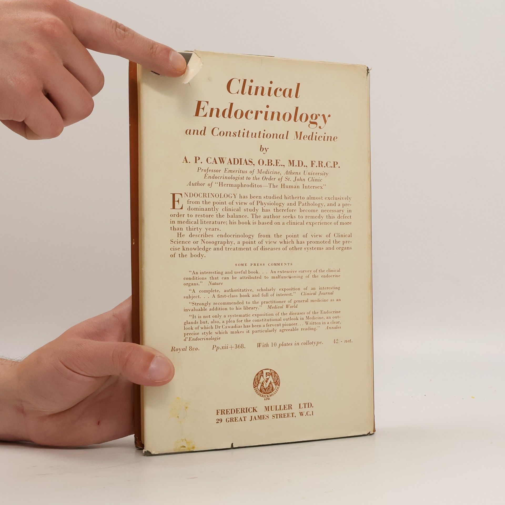A. Vannotti Iron Metabolism and Its Clinical Significance
