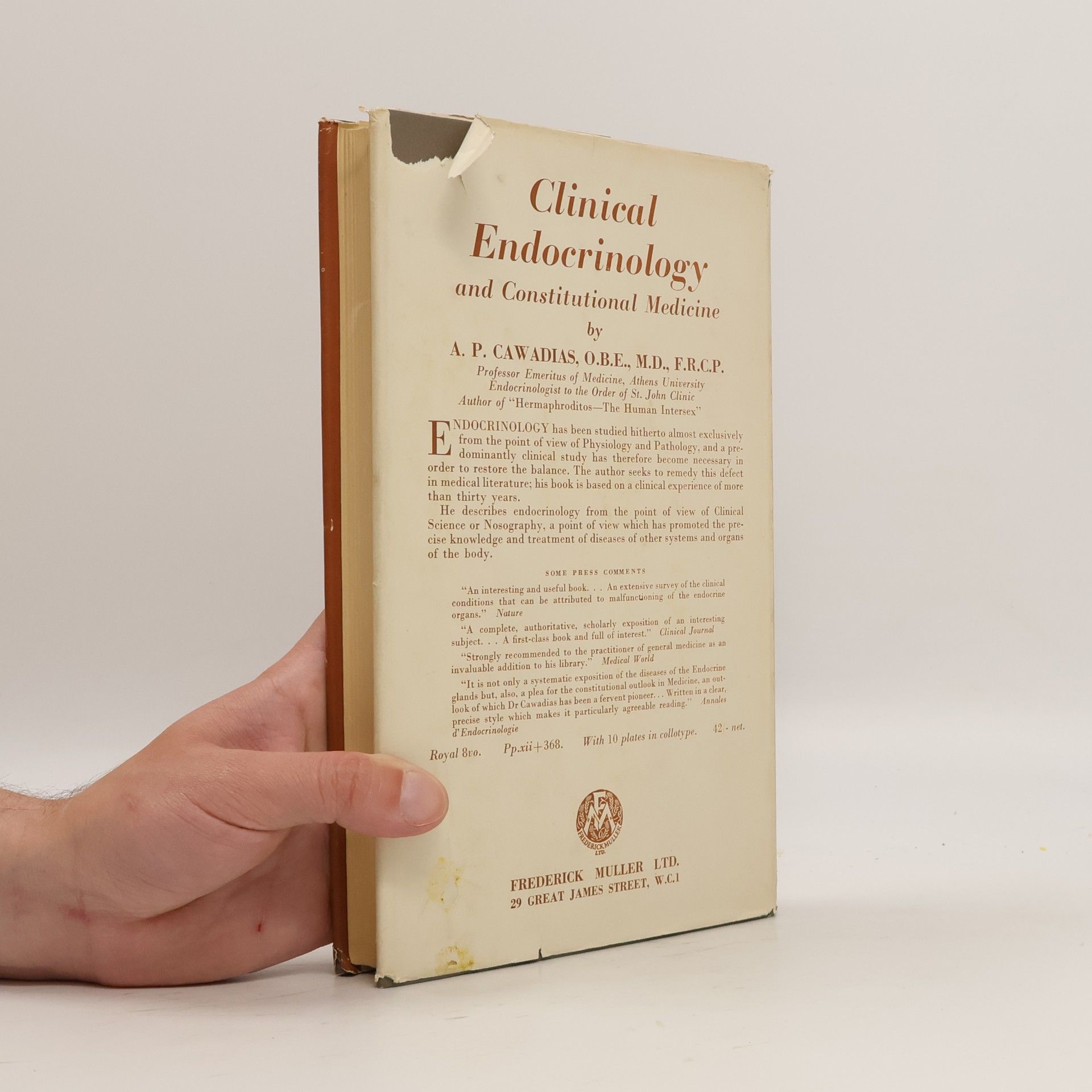 A. Vannotti Iron Metabolism and Its Clinical Significance