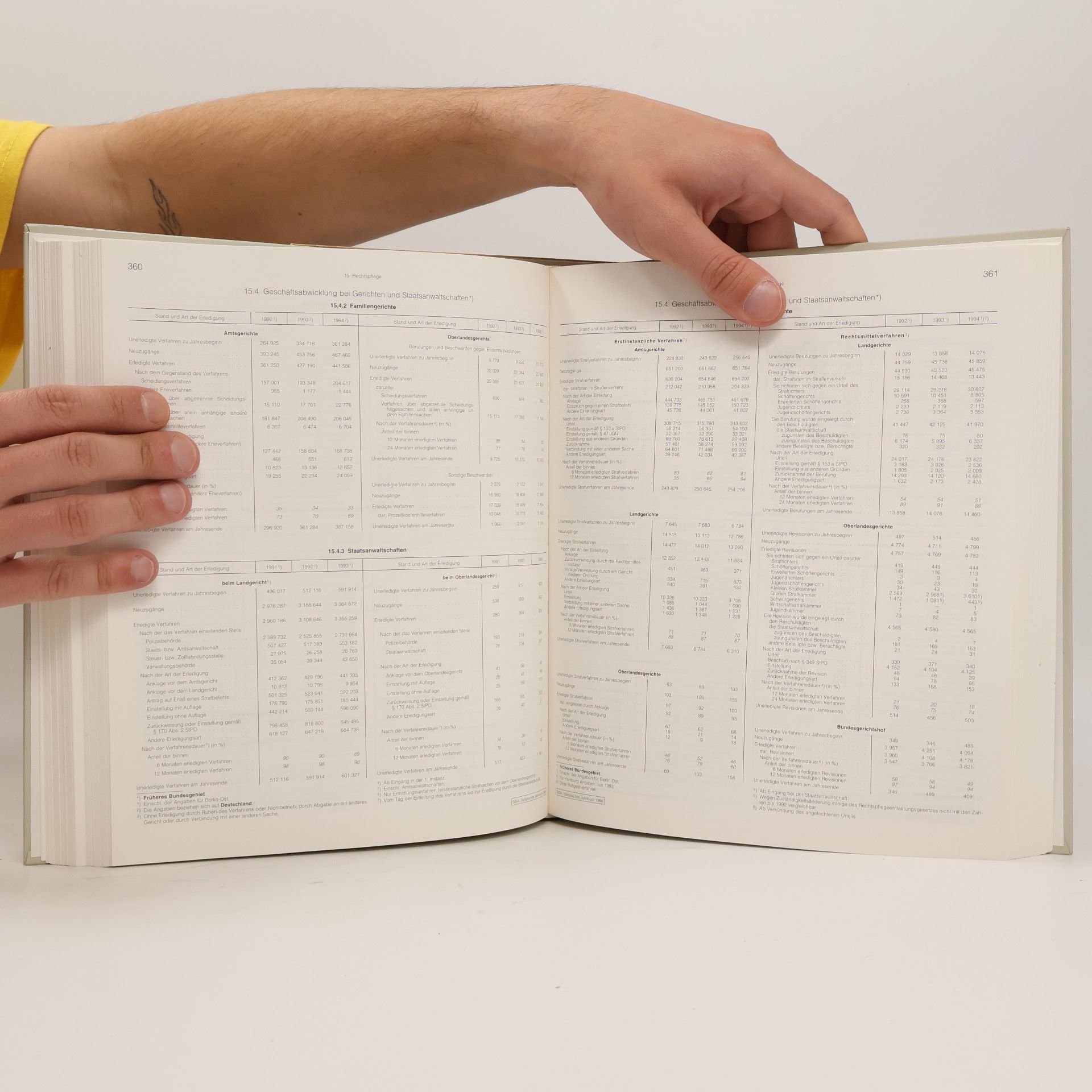 Statistisches Bundesamt Statistisches Jahrbuch 1996 für die Bundesrepublik Deutschland / für das Ausland.