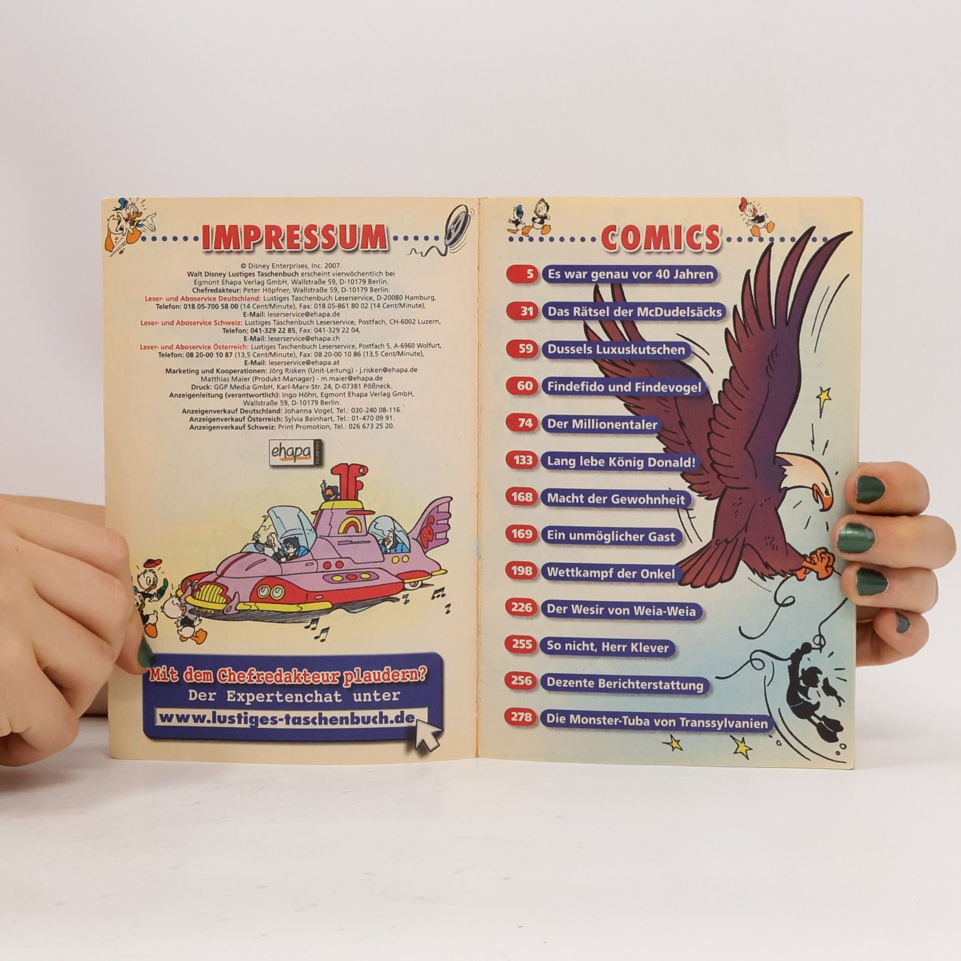 Walt Disney 40 Jahre Lustiges Taschenbuch 369.