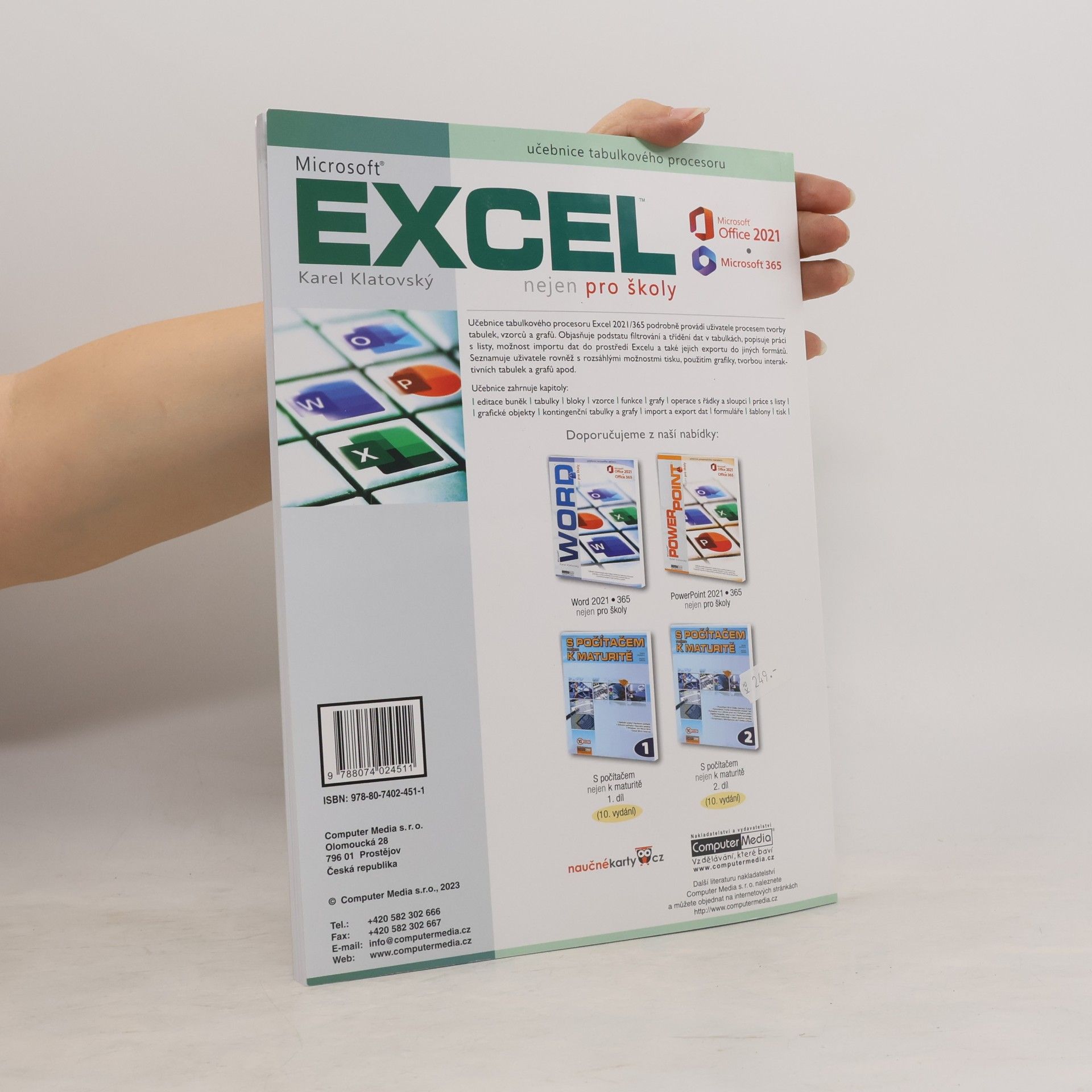 Karel Klatovský Excel 2021 / 365 nejen pro školy