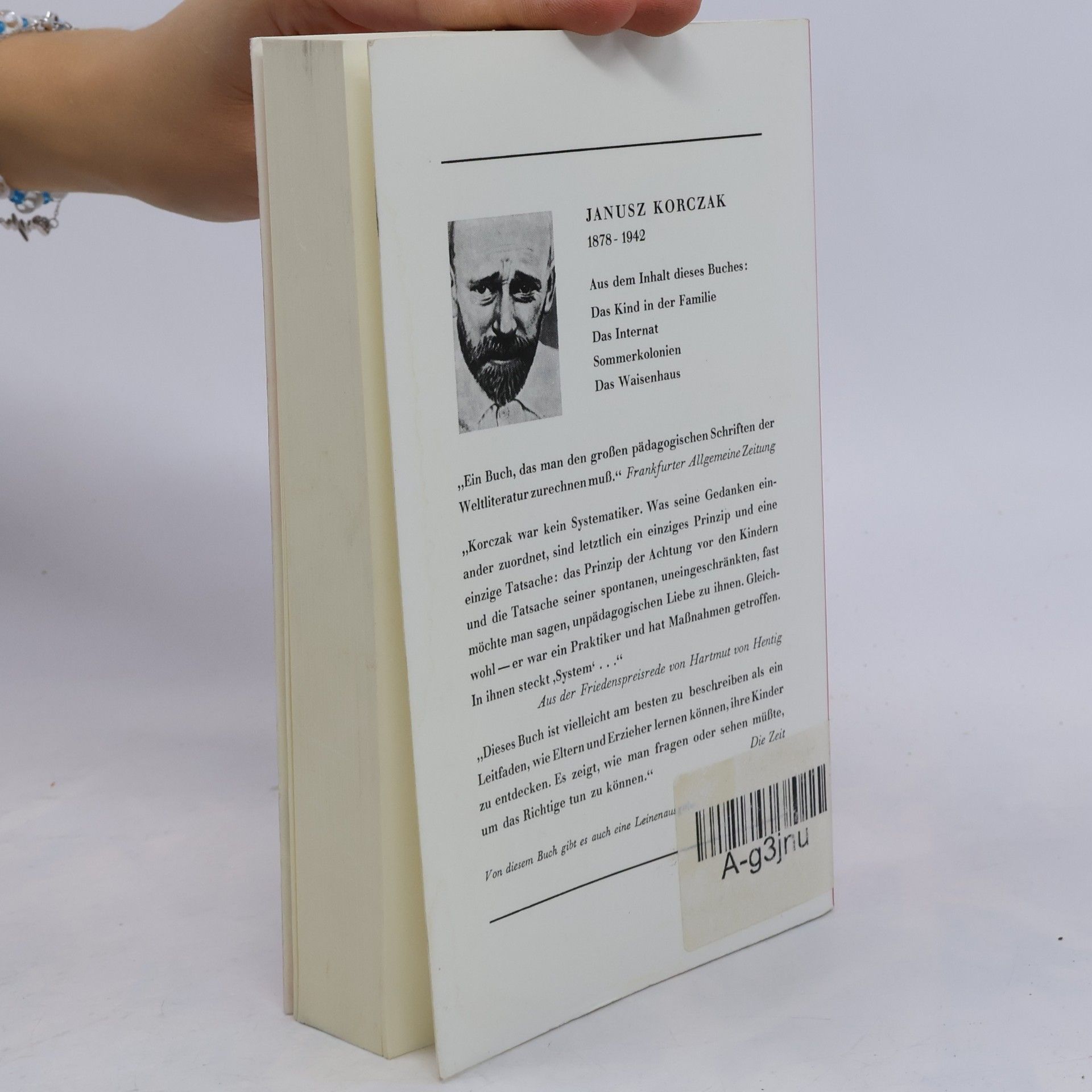 Janusz Korczak Wie man ein Kind lieben soll