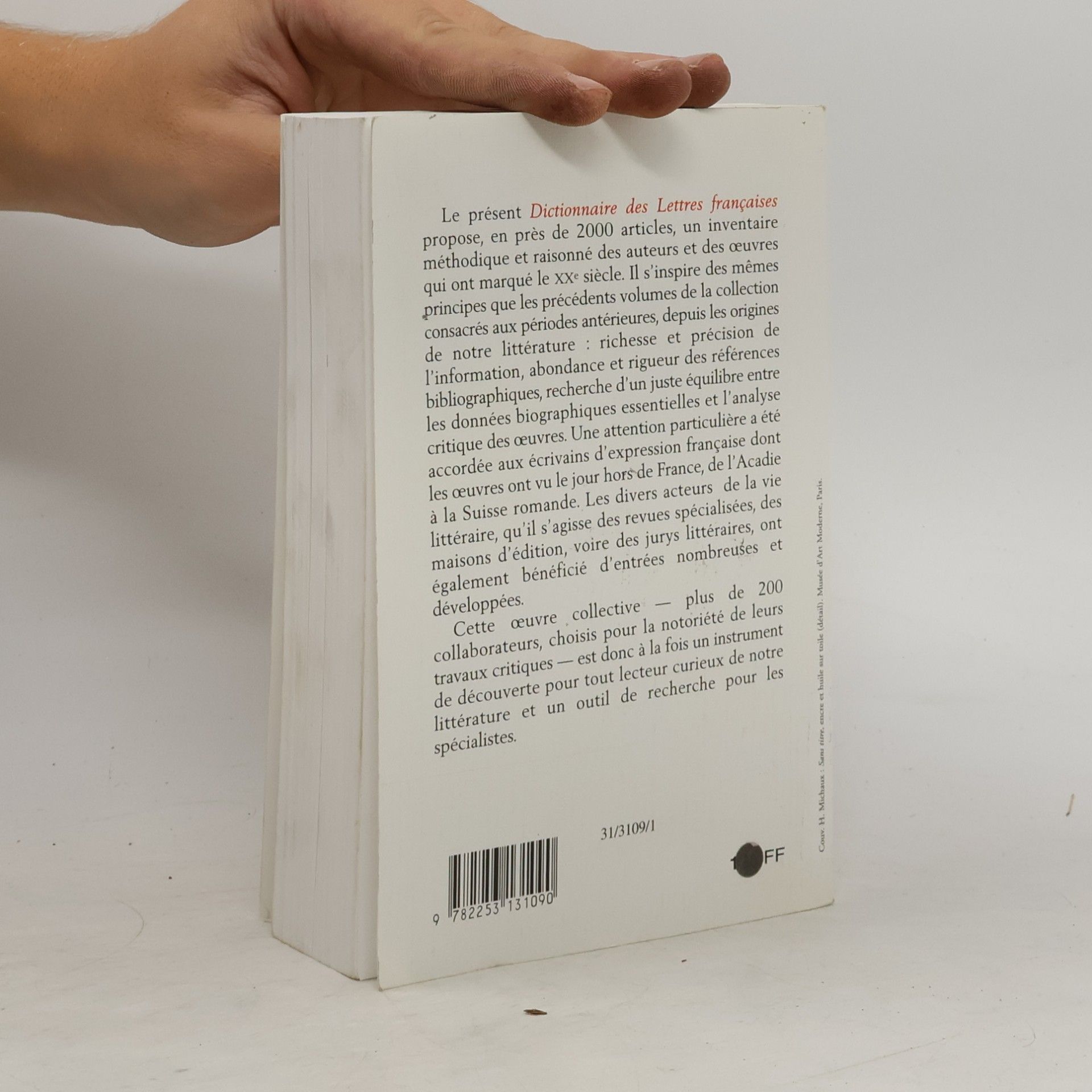 André Guyaux Dictionnaire Des Lettres Francaises 20eme S. (Ldp Encycloped.)
