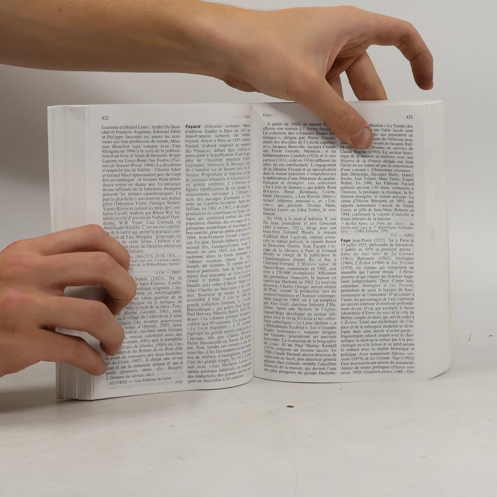 André Guyaux Dictionnaire Des Lettres Francaises 20eme S. (Ldp Encycloped.)