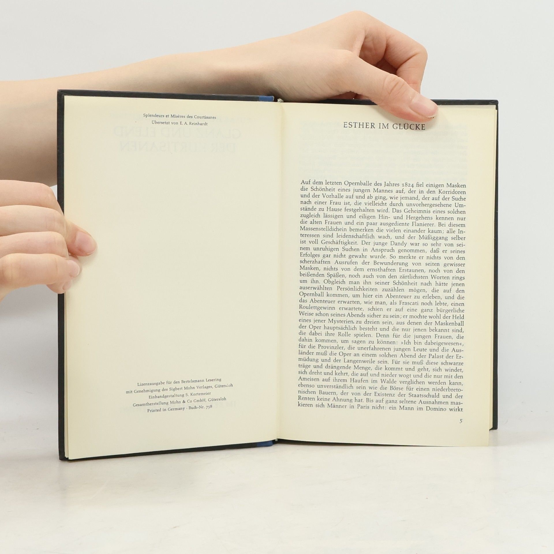 Honoré de Balzac Glanz und Elend der Kurtisanen