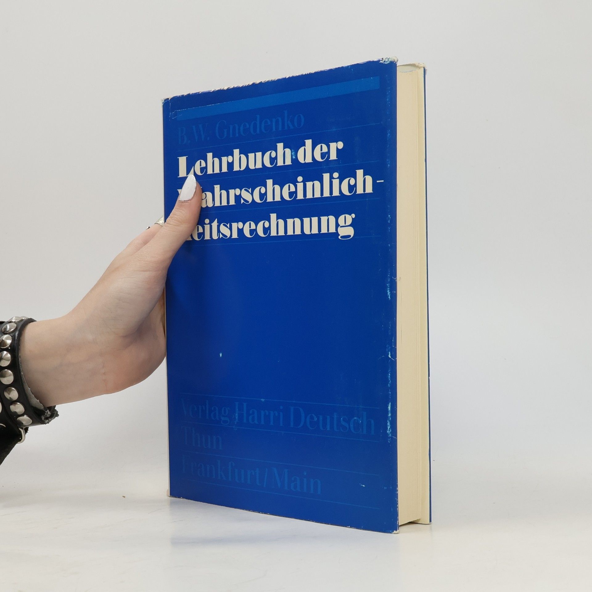 Boris Vladimirovič Gnedenko Lehrbuch der Wahrscheinlichkeitsrechnung