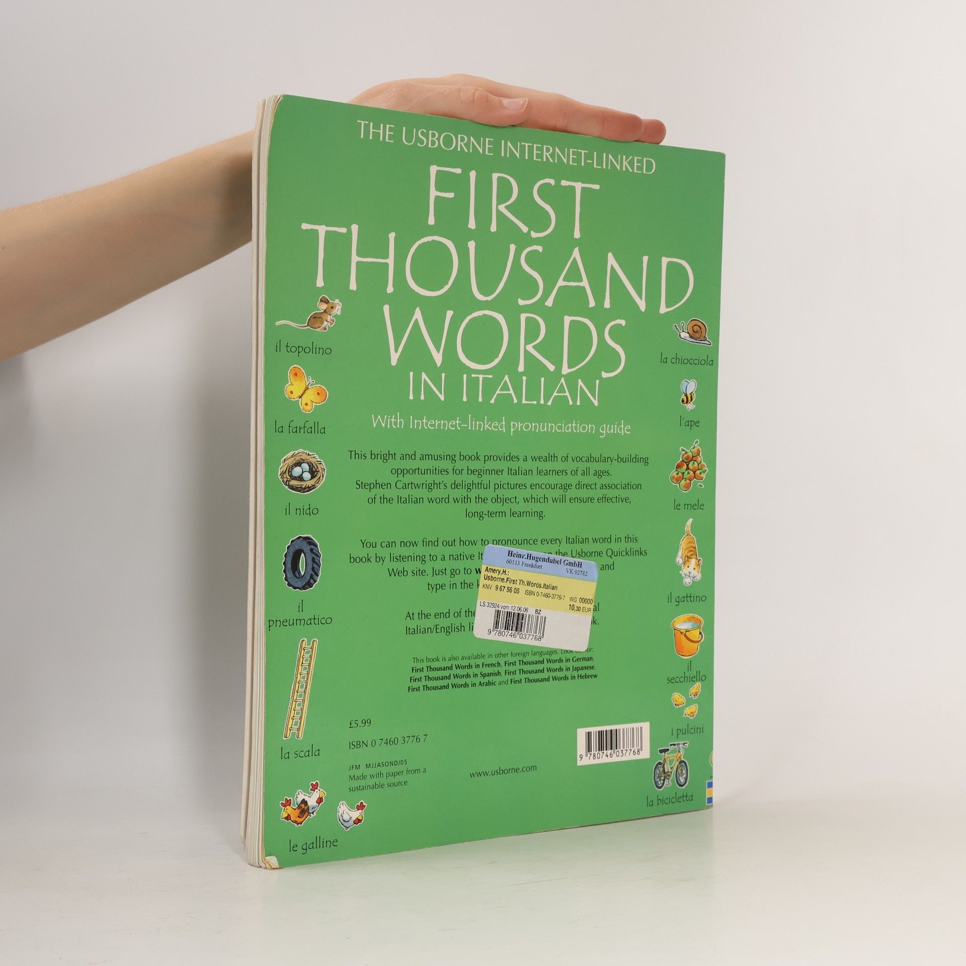 Heather Amery First Thousand Words in Italian