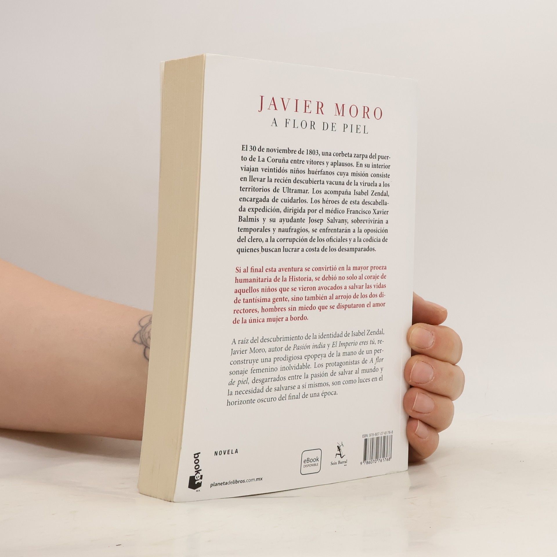 Javier Moro A flor de piel