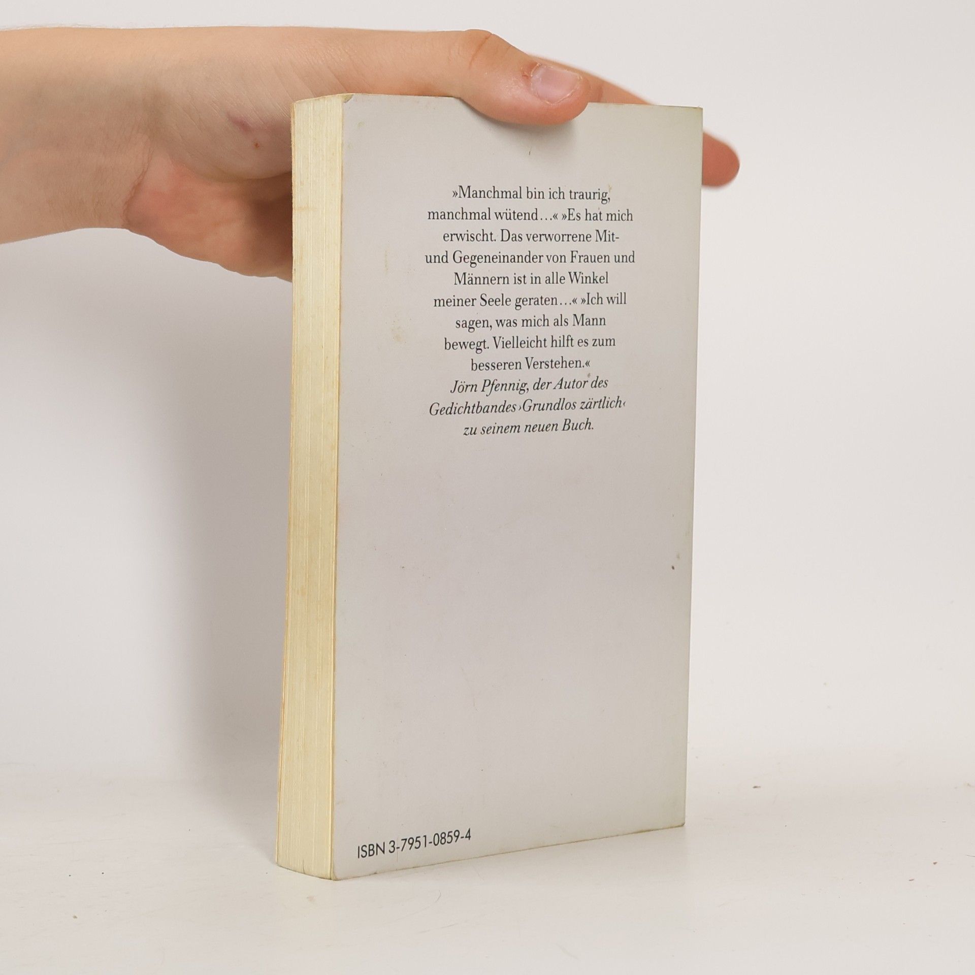 Jörn Pfennig Abschied von der Männlichkeit