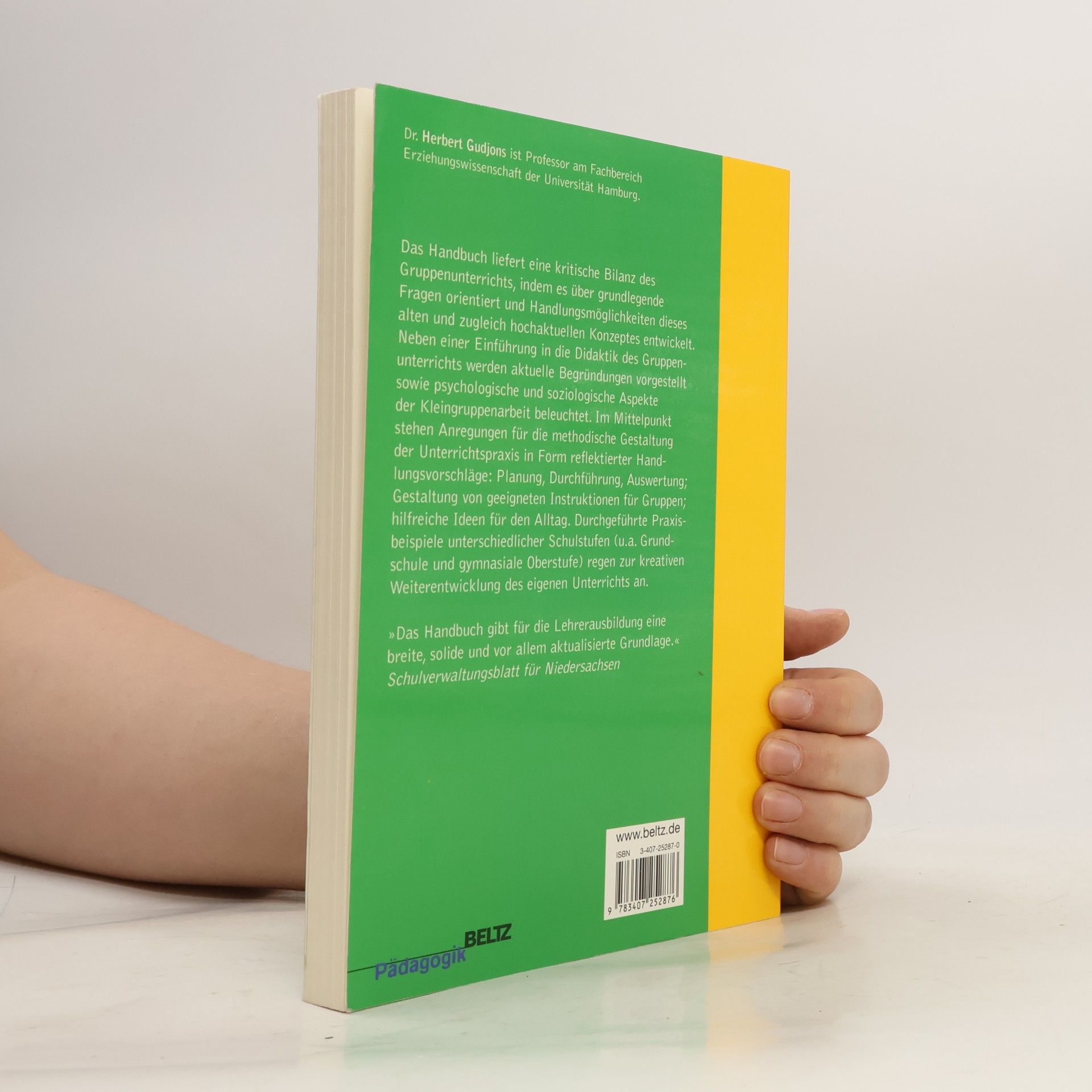 Herbert Gudjons Handbuch Gruppenunterricht
