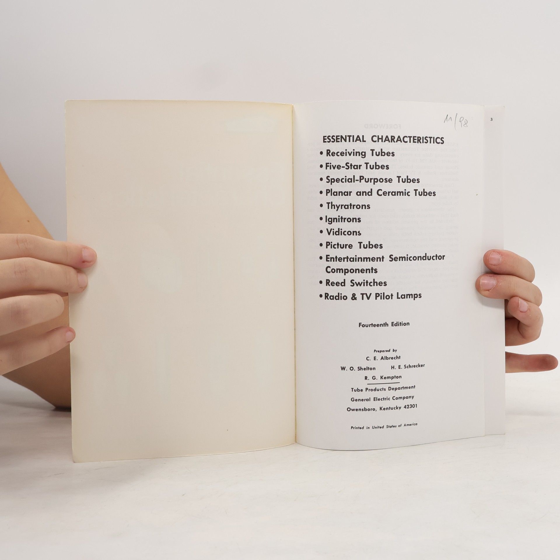 C. E. Albrecht Essential Characteristics