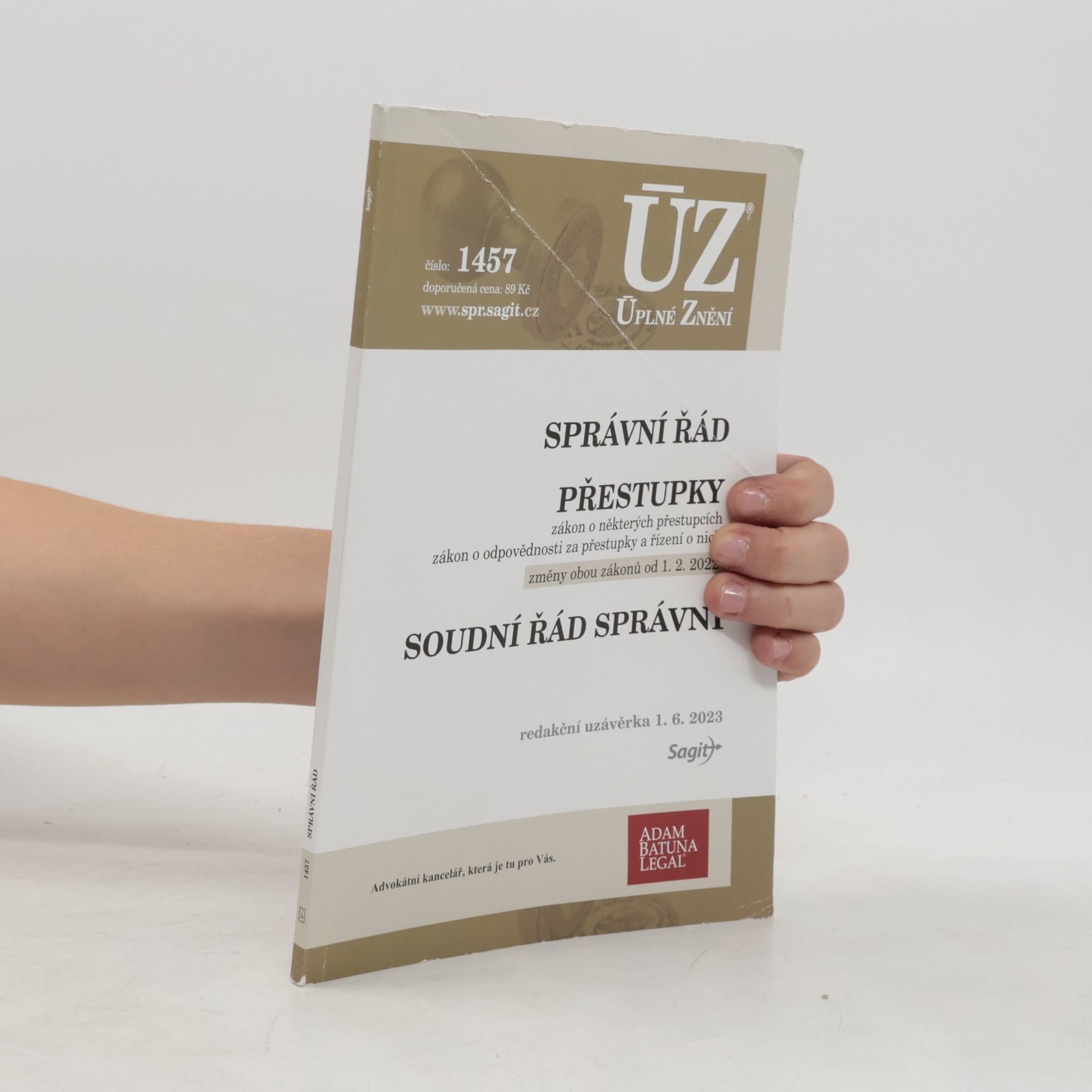 Autorenkollektiv Správní řád. Přestupky. Soudní řád správní
