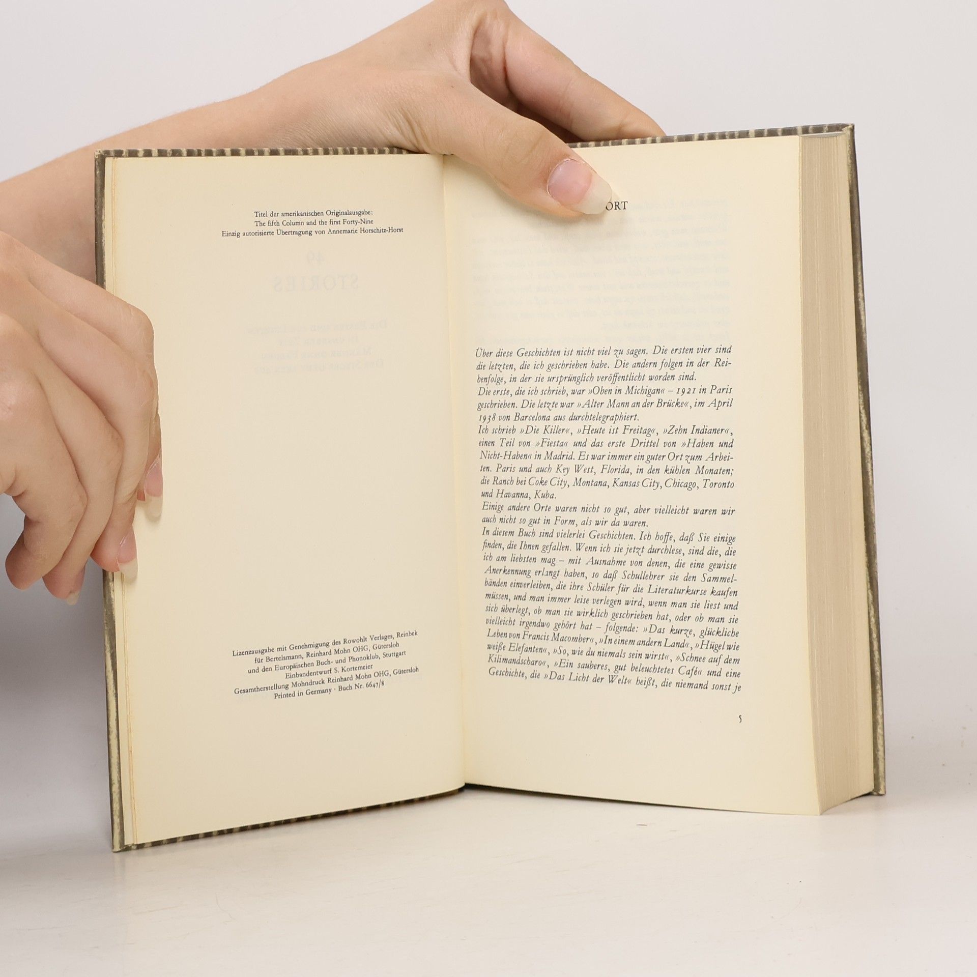 Ernest Hemingway 49 Stories