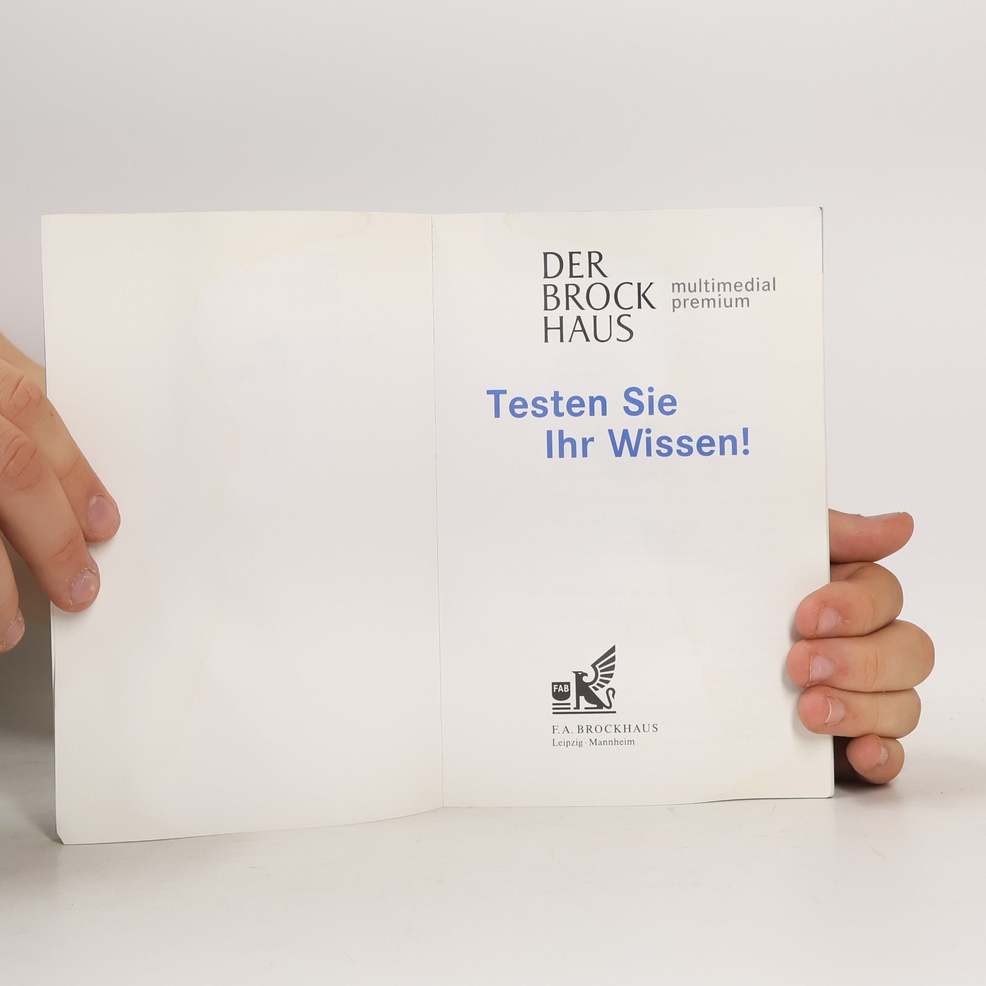 Various authors Der Brockhaus: Testen Sie Ihr Wissen!