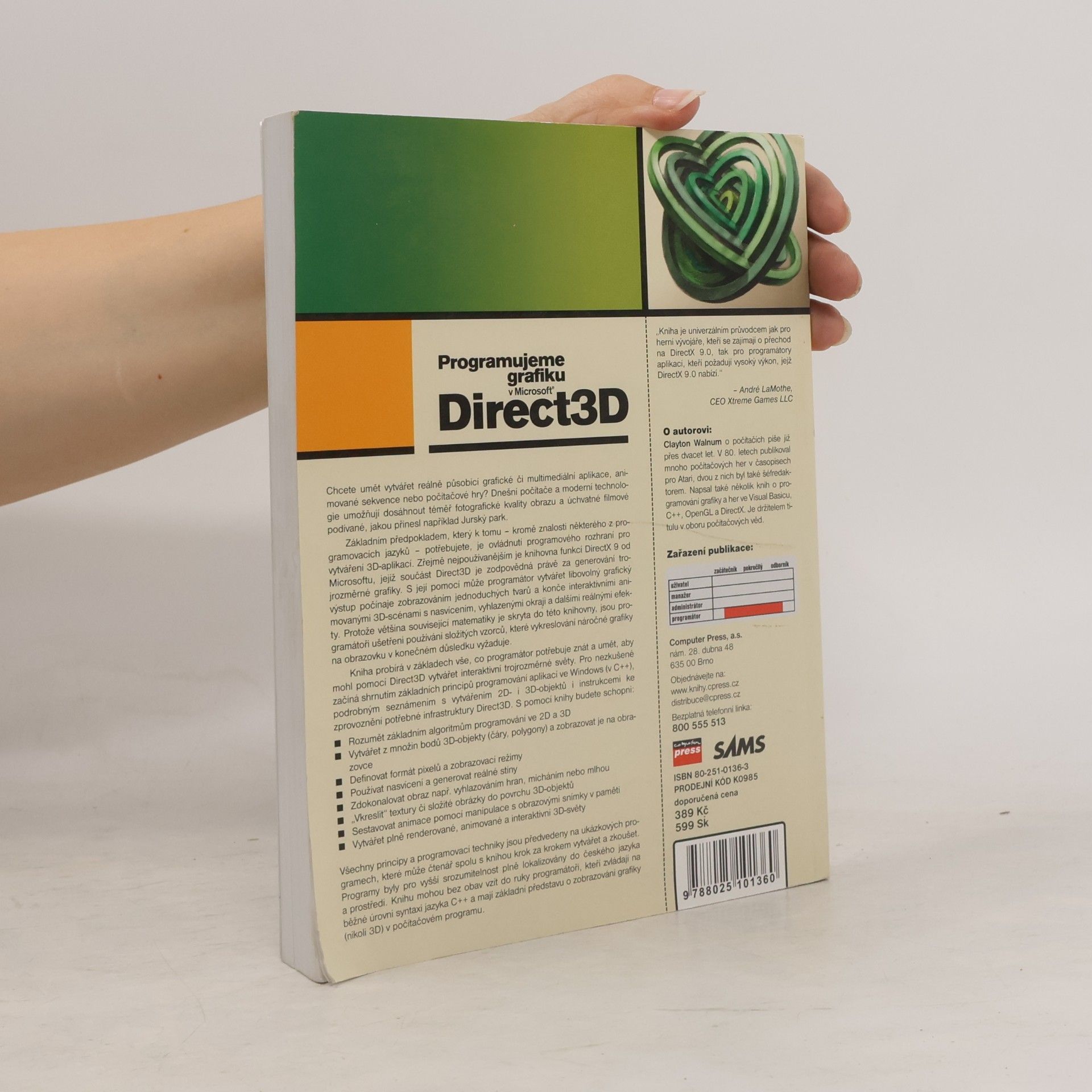 Clayton Walnum Programujeme grafiku v Microsoft Direct3D