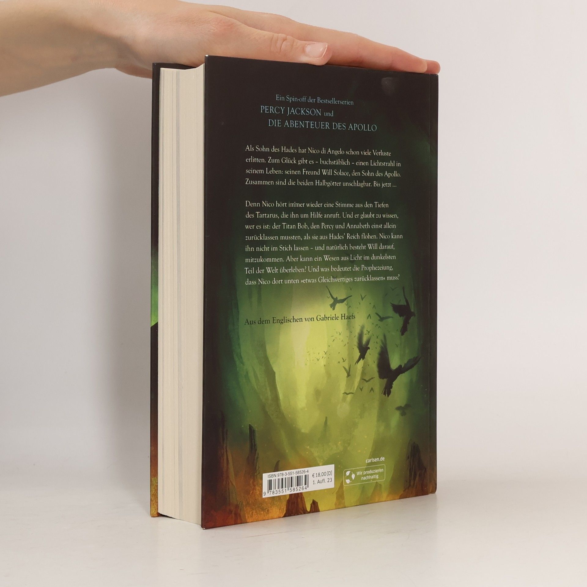 Rick Riordan Nico und Will – Reise ins Dunkel