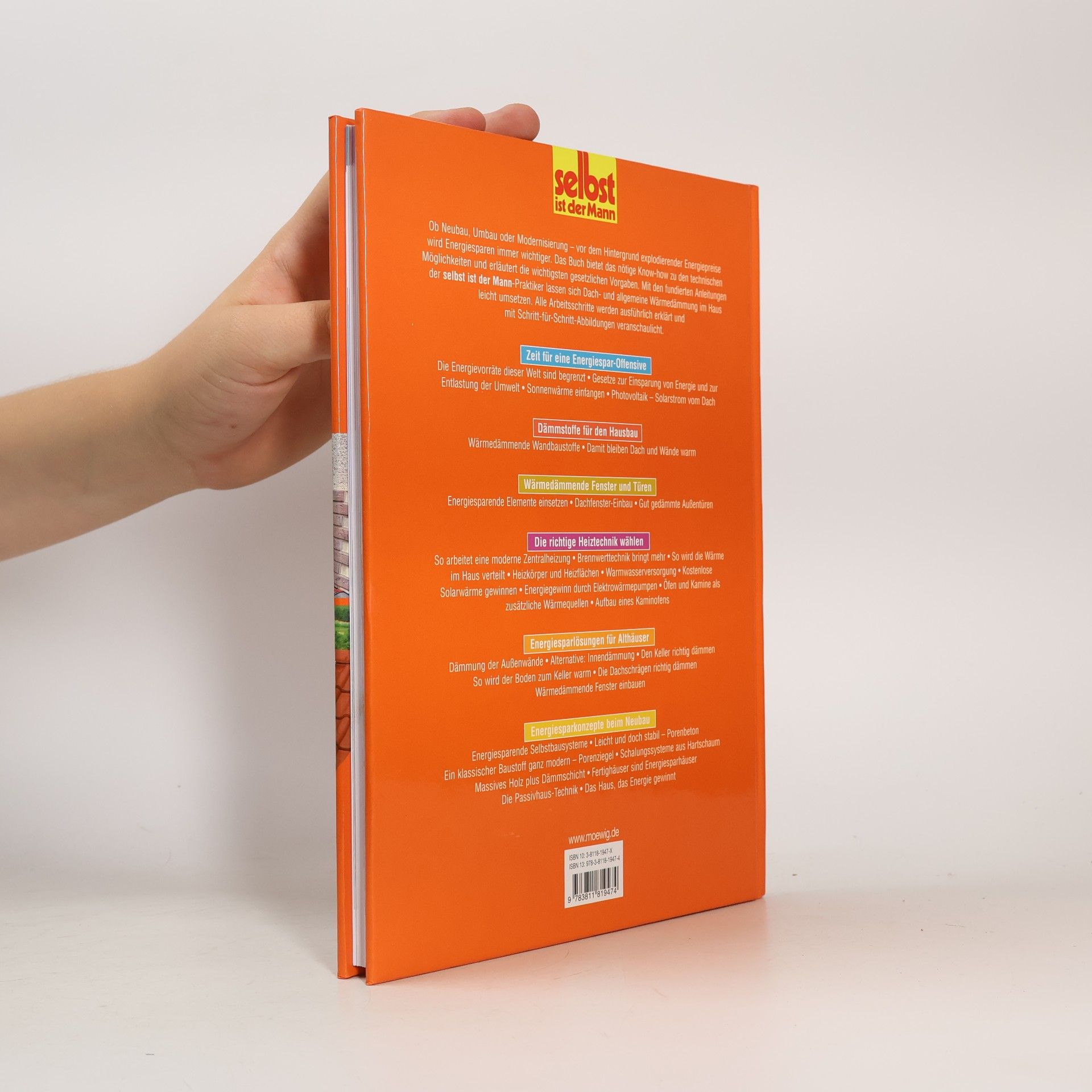 Various authors Das große Buch vom Energiesparen : das aktuelle Standardwerk für Neubau, Umbau und Modernisierung ; Planung, technische Lösungen, Ausführung