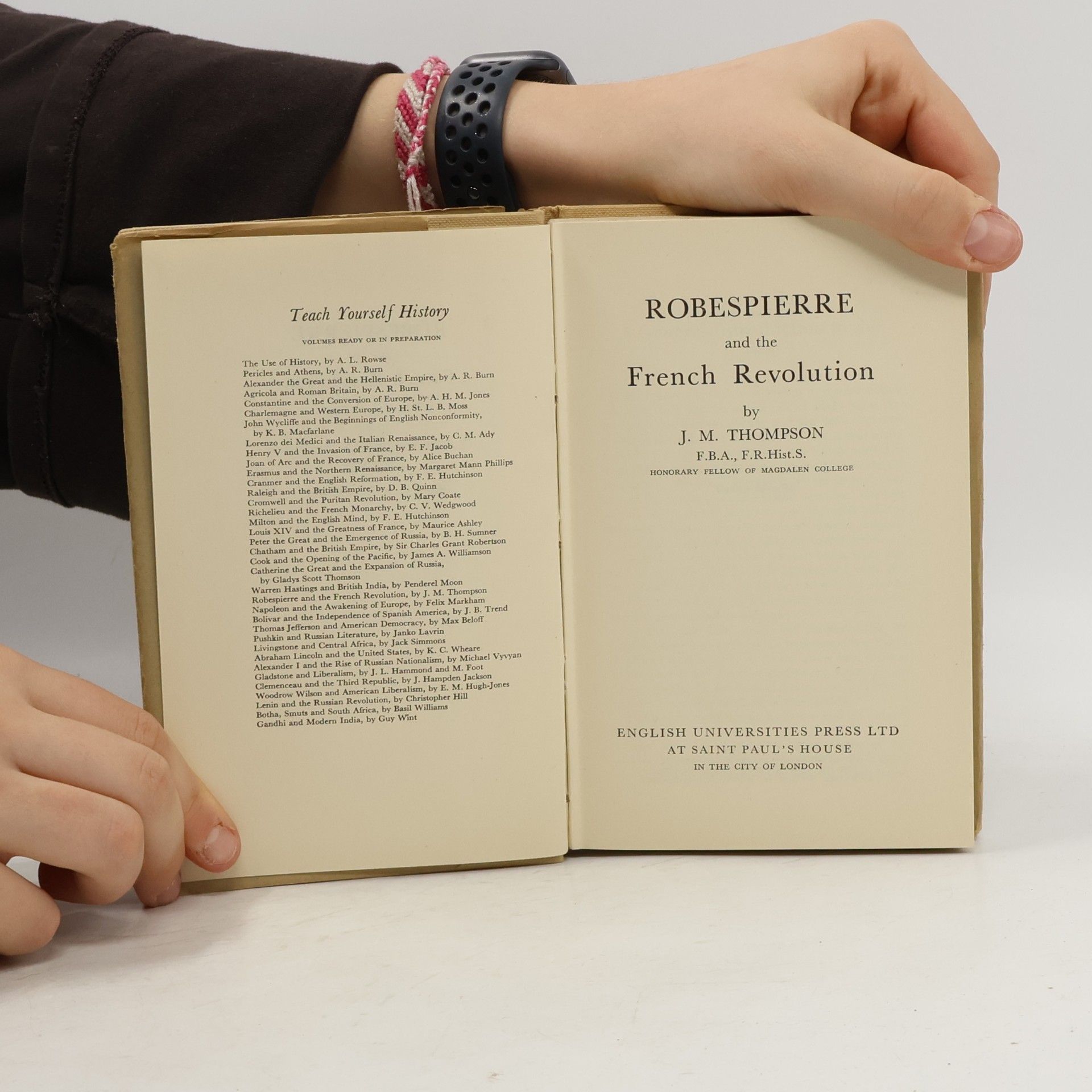 Timothy J. Thompson M. A. Robespierre and the French Revolution