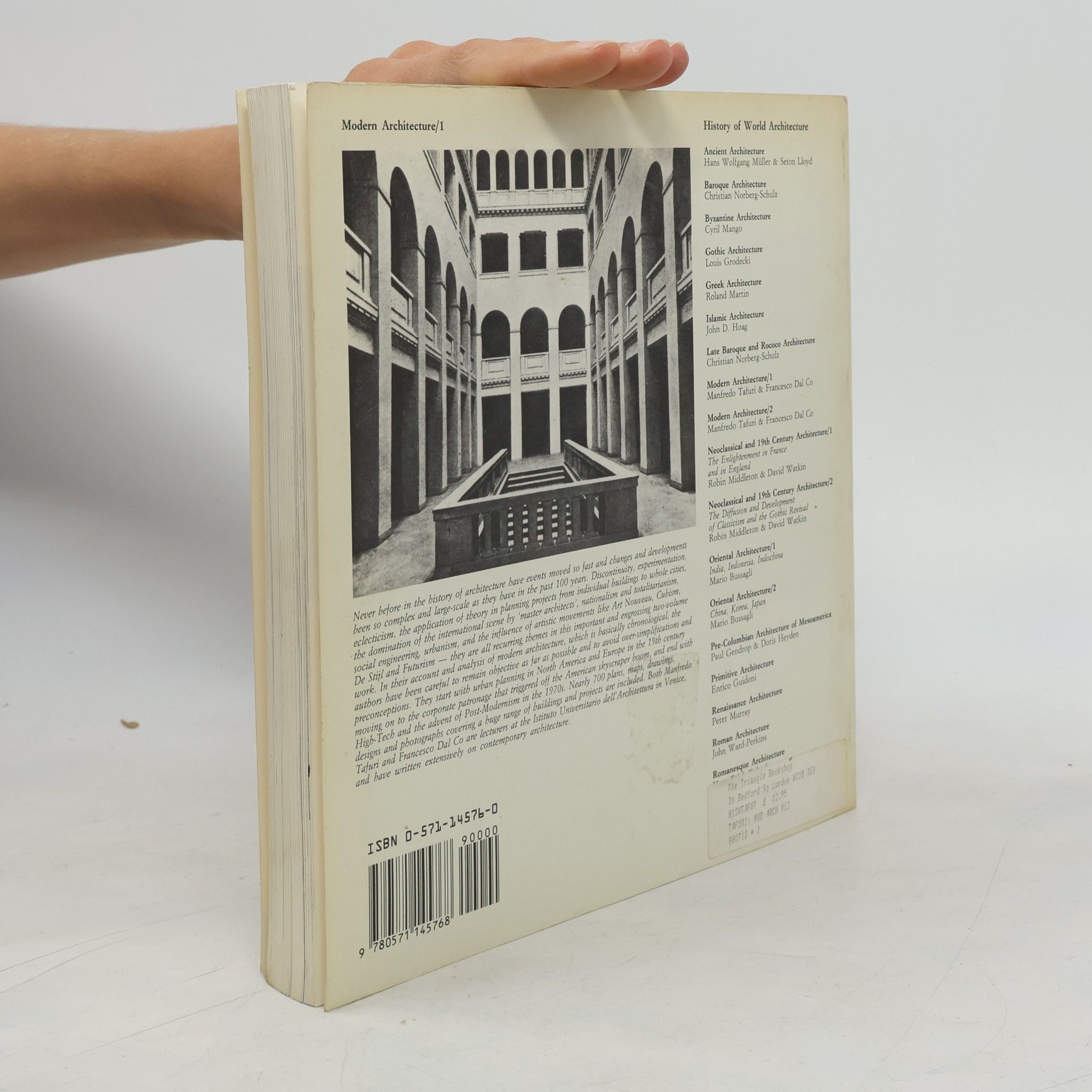 Manfredo Tafuri Francesco Dal Co Manfredo Tafuri Modern Architecture, Vol. 1