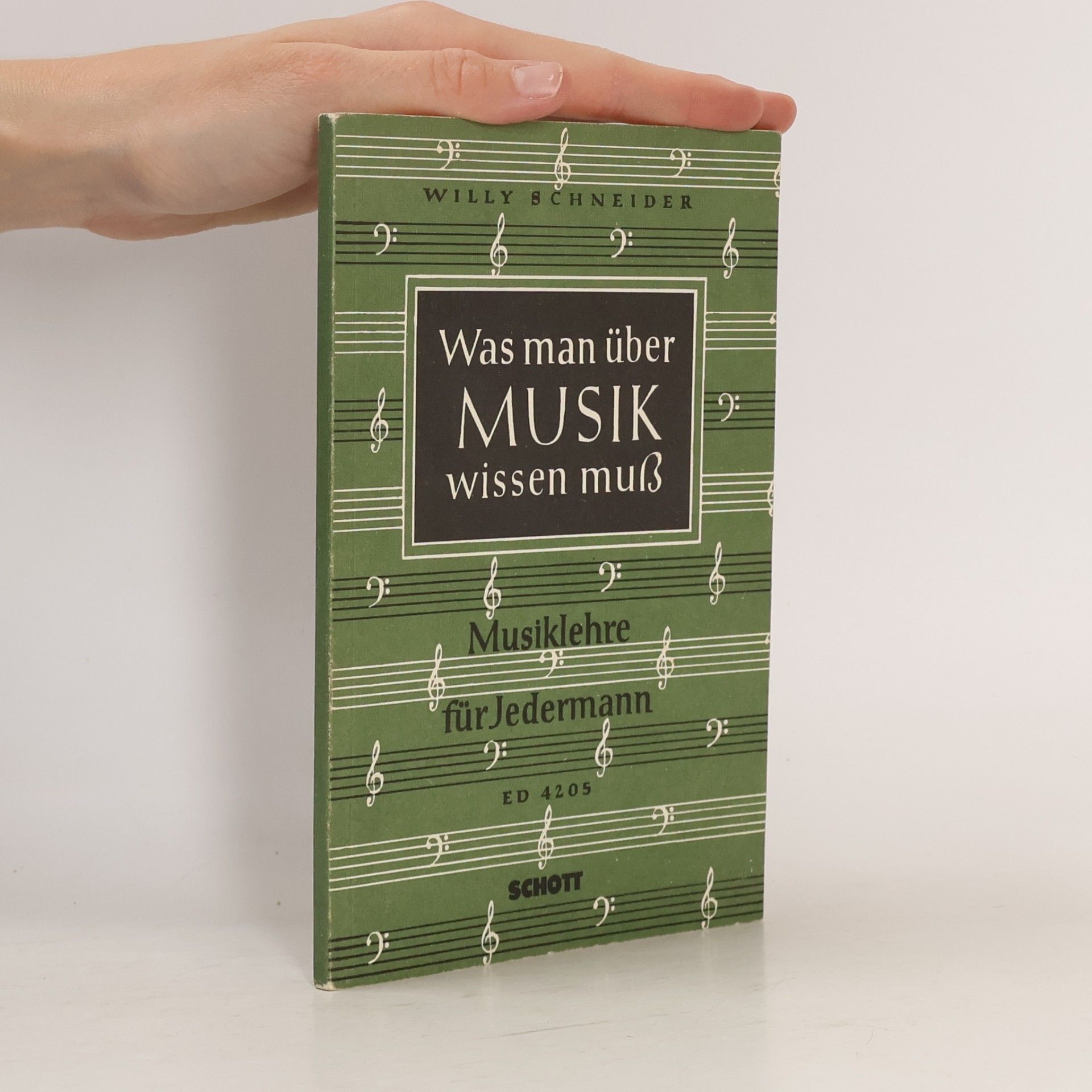 Schneider Was man über Musik wissen muß