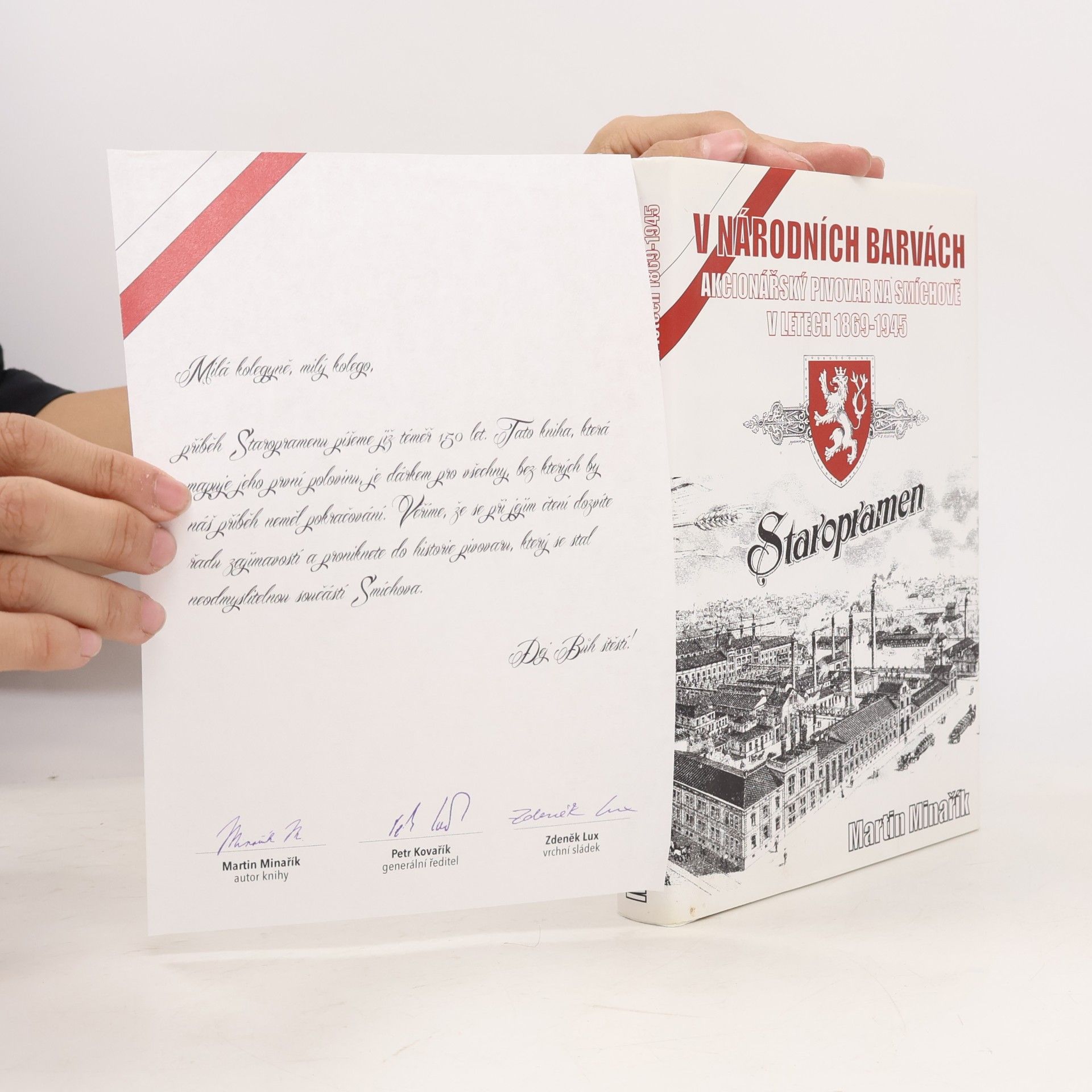 Martin Minařík V národních barvách : akcionářský pivovar na Smíchově v letech 1869-1945