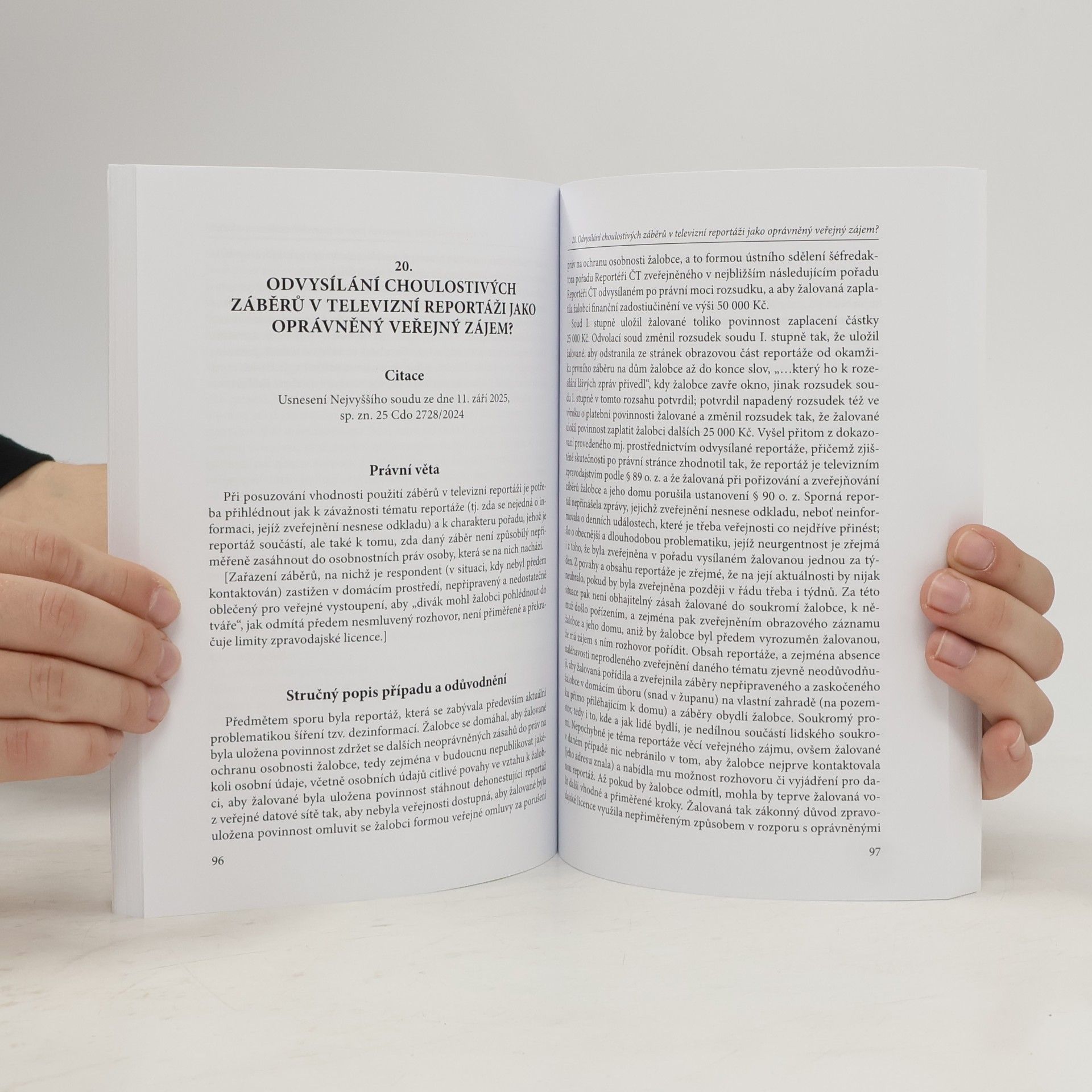 Lukáč Ján Veverka Sborník judikatury ve věcech ochrany osobnosti: a ochrany dobré pověsti právnických osob za rok 2025 (2026)