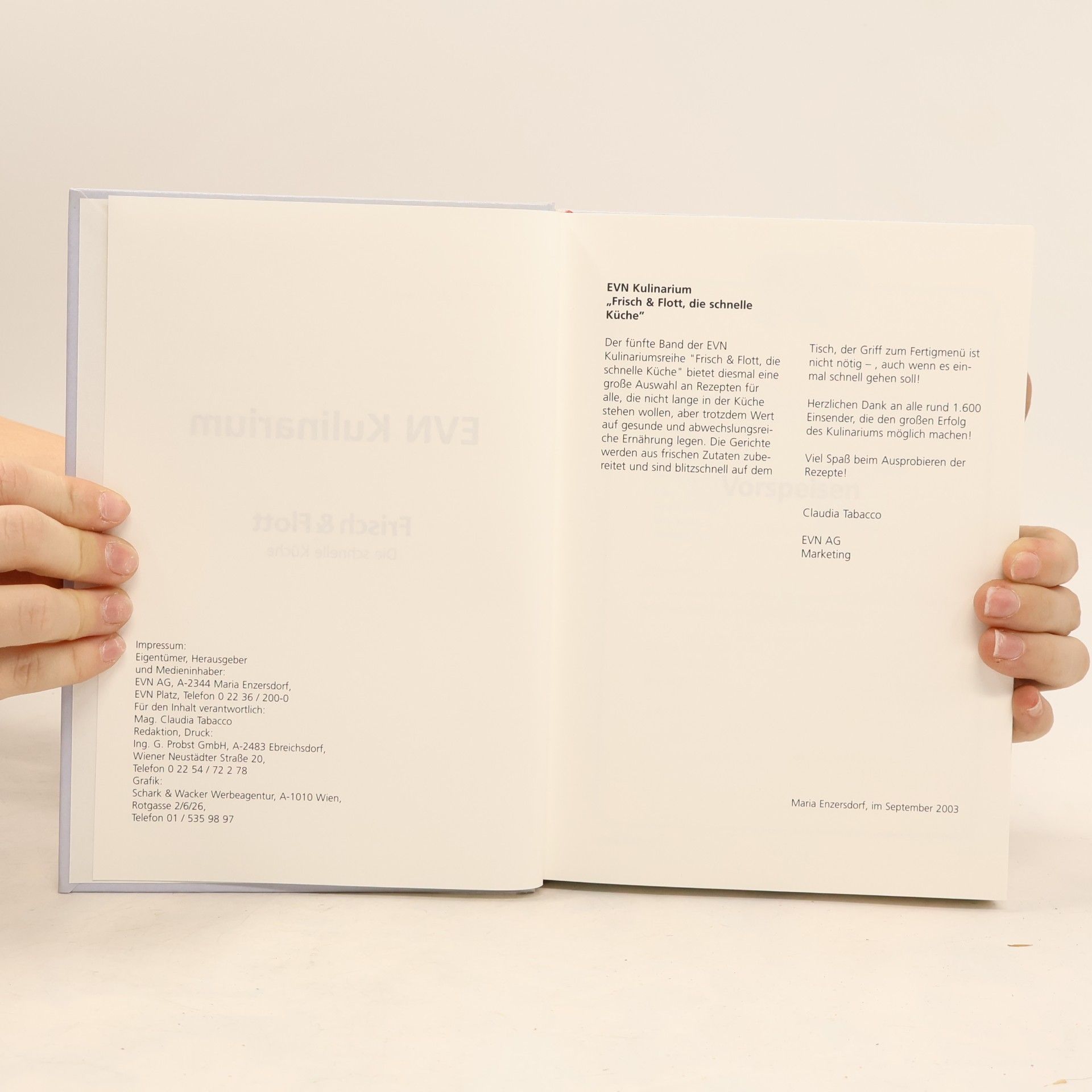 Autorenkollektiv EVN Kulinarium - Frisch & Flott. Die schnelle Küche