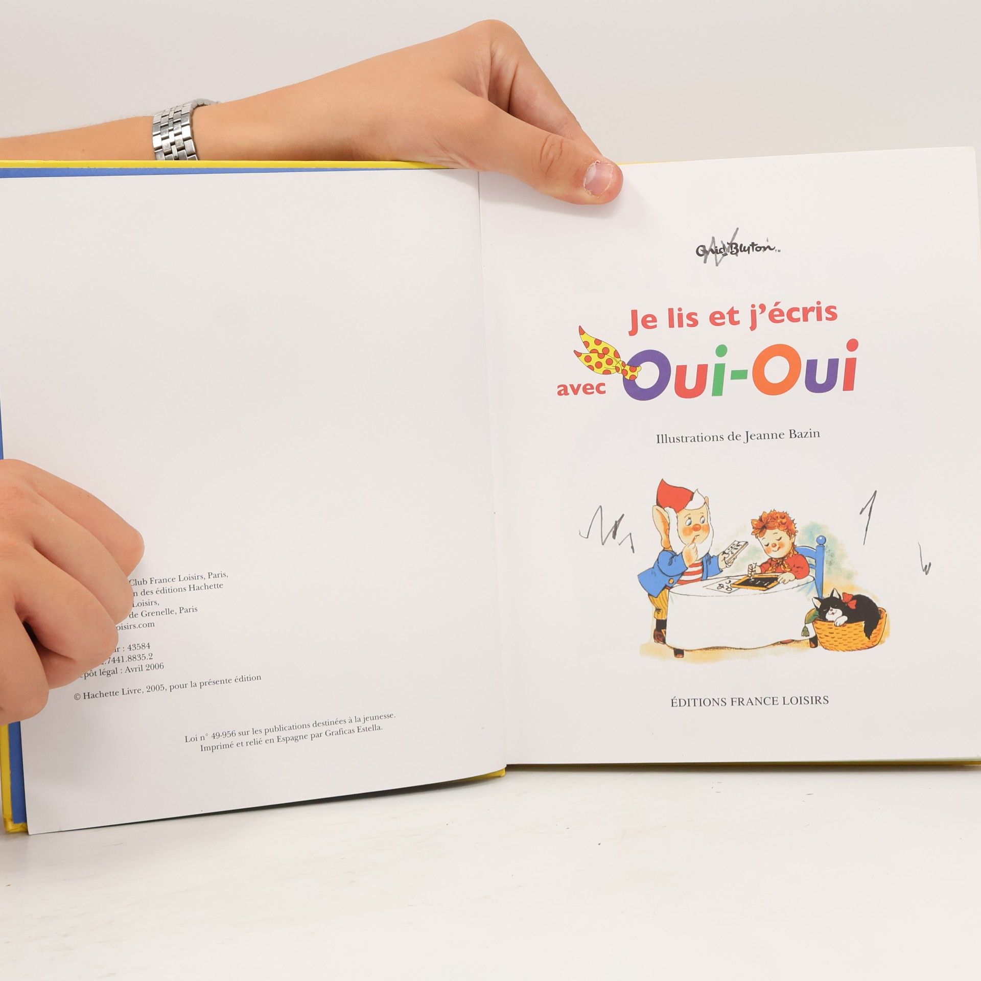 Enid Blyton Je lis et j'écris avec Oui-Oui