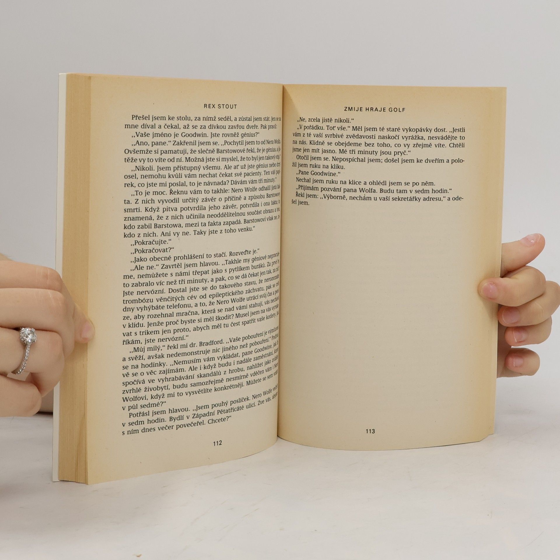 Rex Stout Zmije hraje golf
