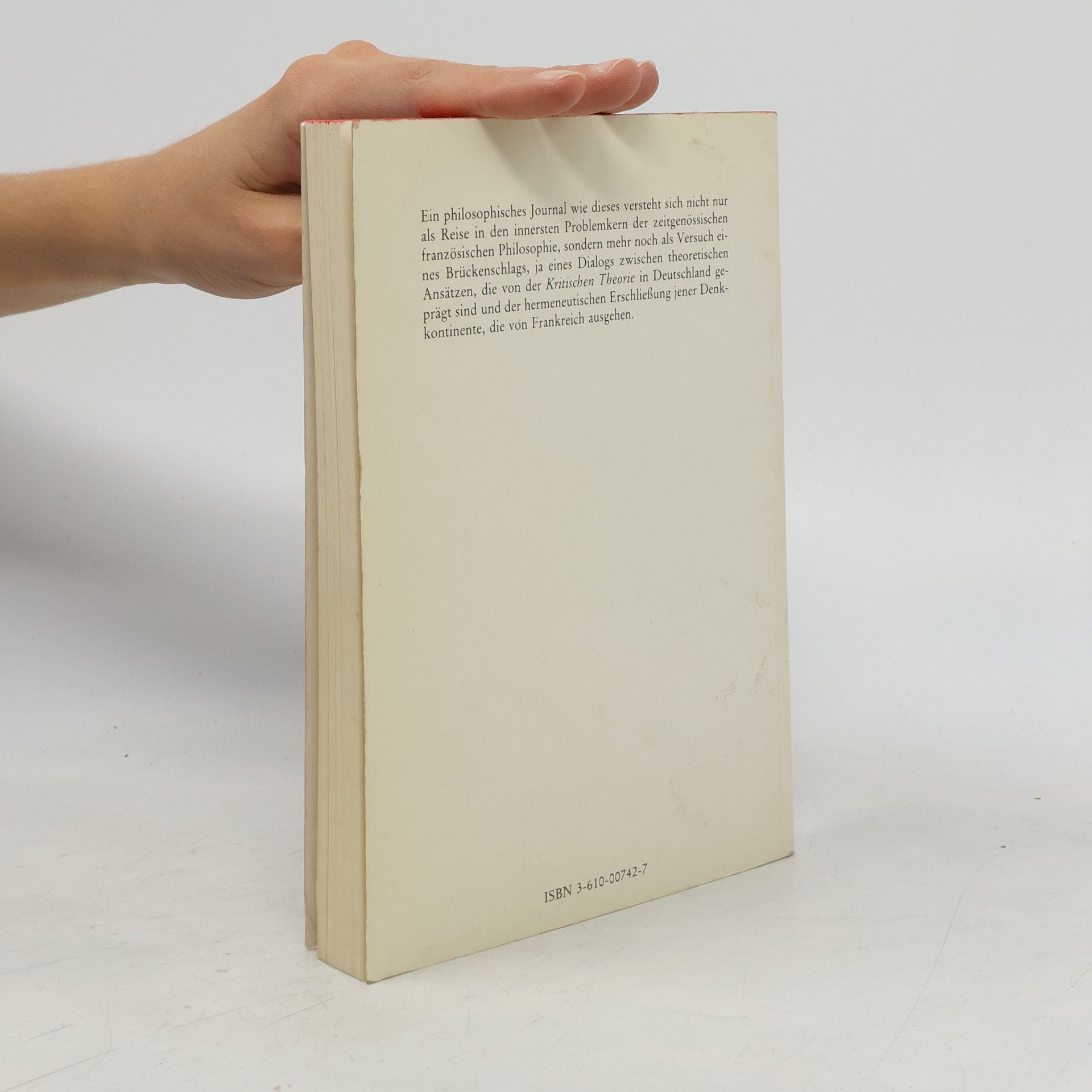 Arno Münster Pariser philosophisches Journal