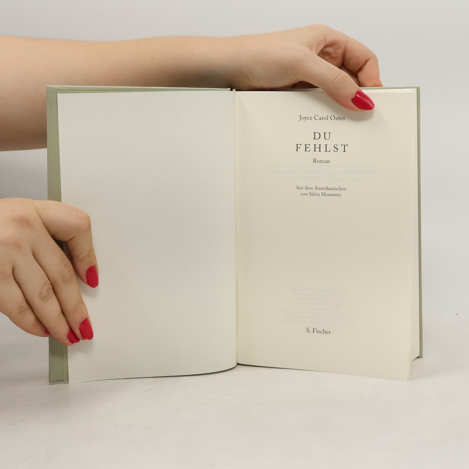 Joyce Carol Oates Du fehlst