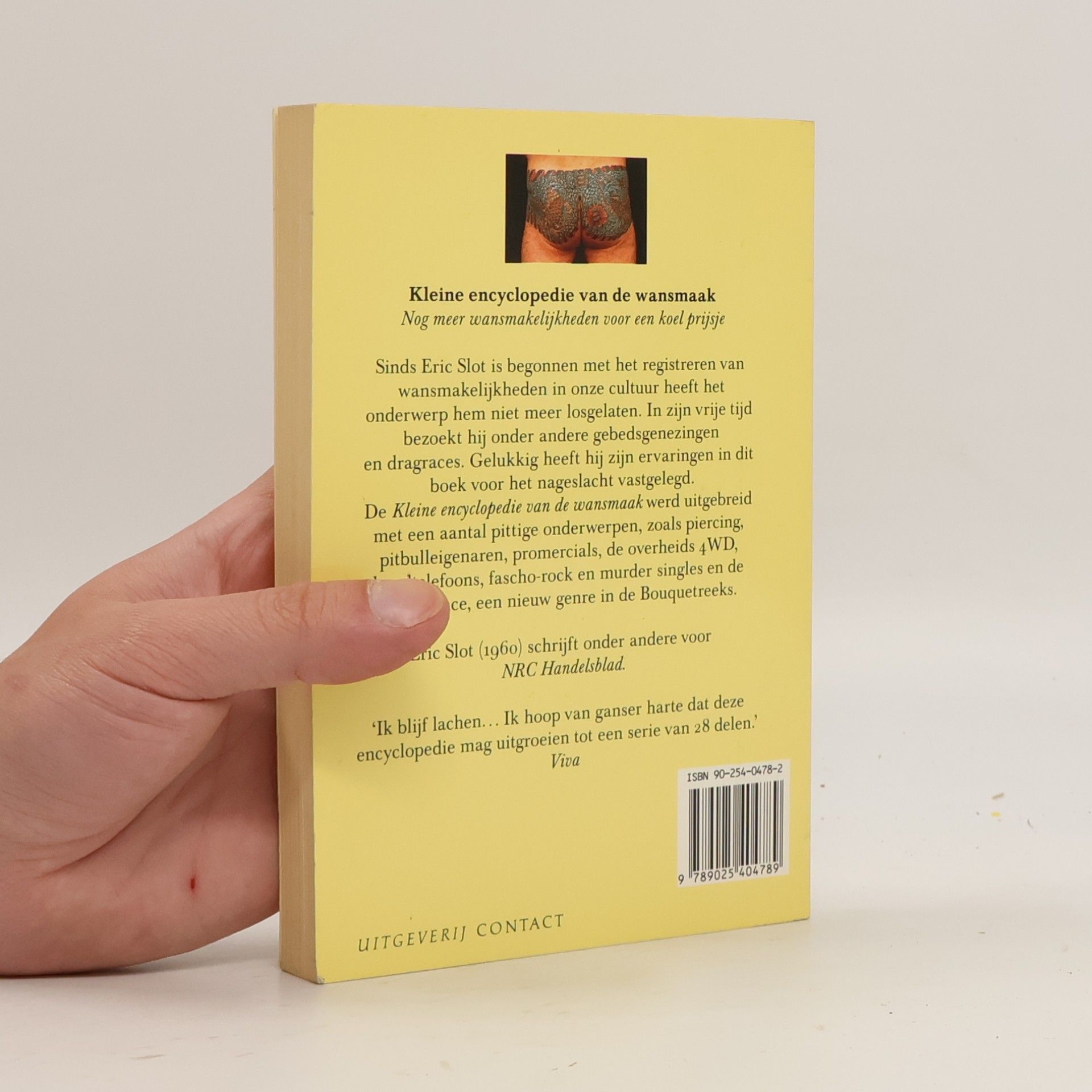 Eric Slot Kleine encyclopedie van de wansmaak