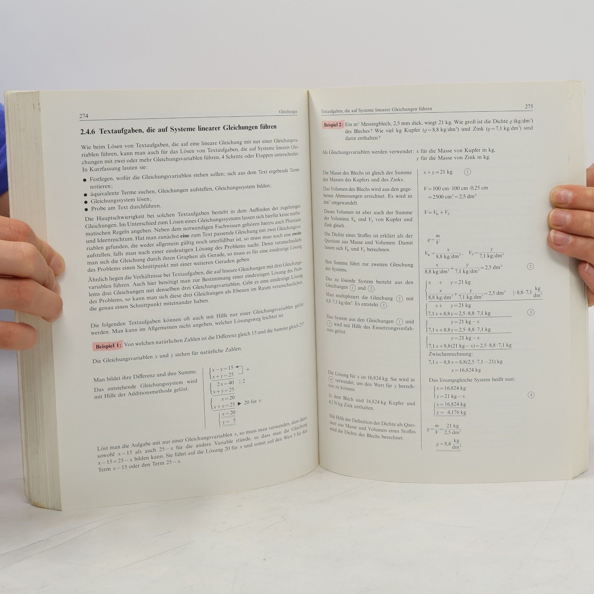 Lothar Kusch Mathematik, Arithmetik und Algebra
