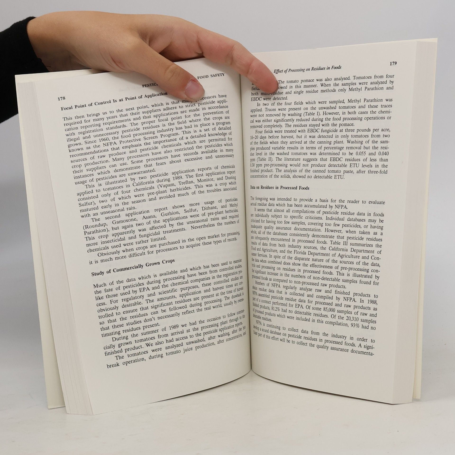 Various authors Pesticide Residues and Food Safety