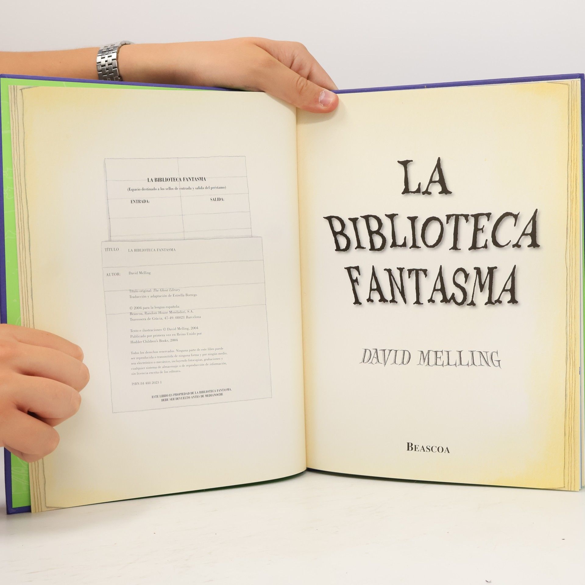 David Melling YA SE LEER - 150683: La biblioteca fantasma