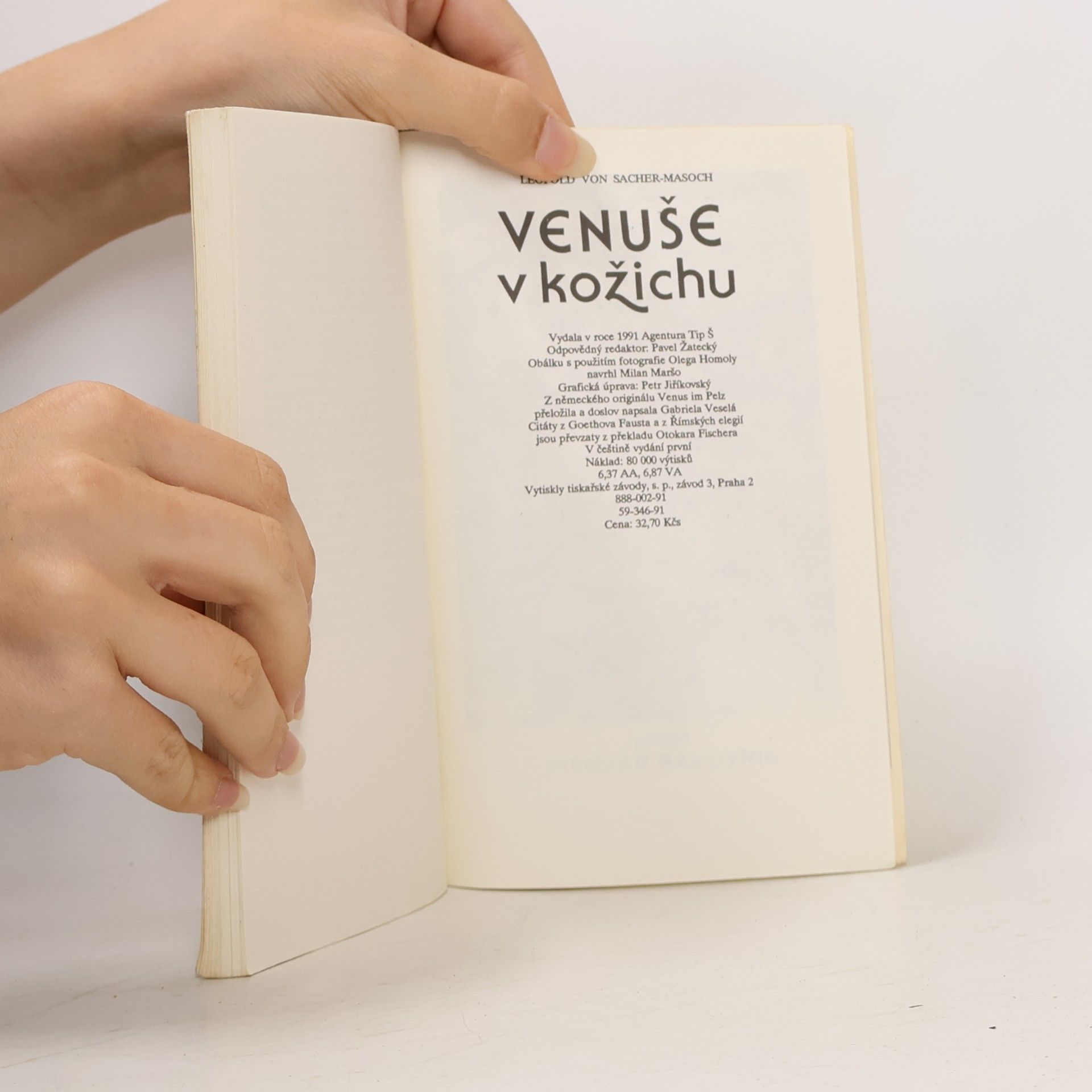 Leopold von Sacher-Masoch Venuše v kožichu