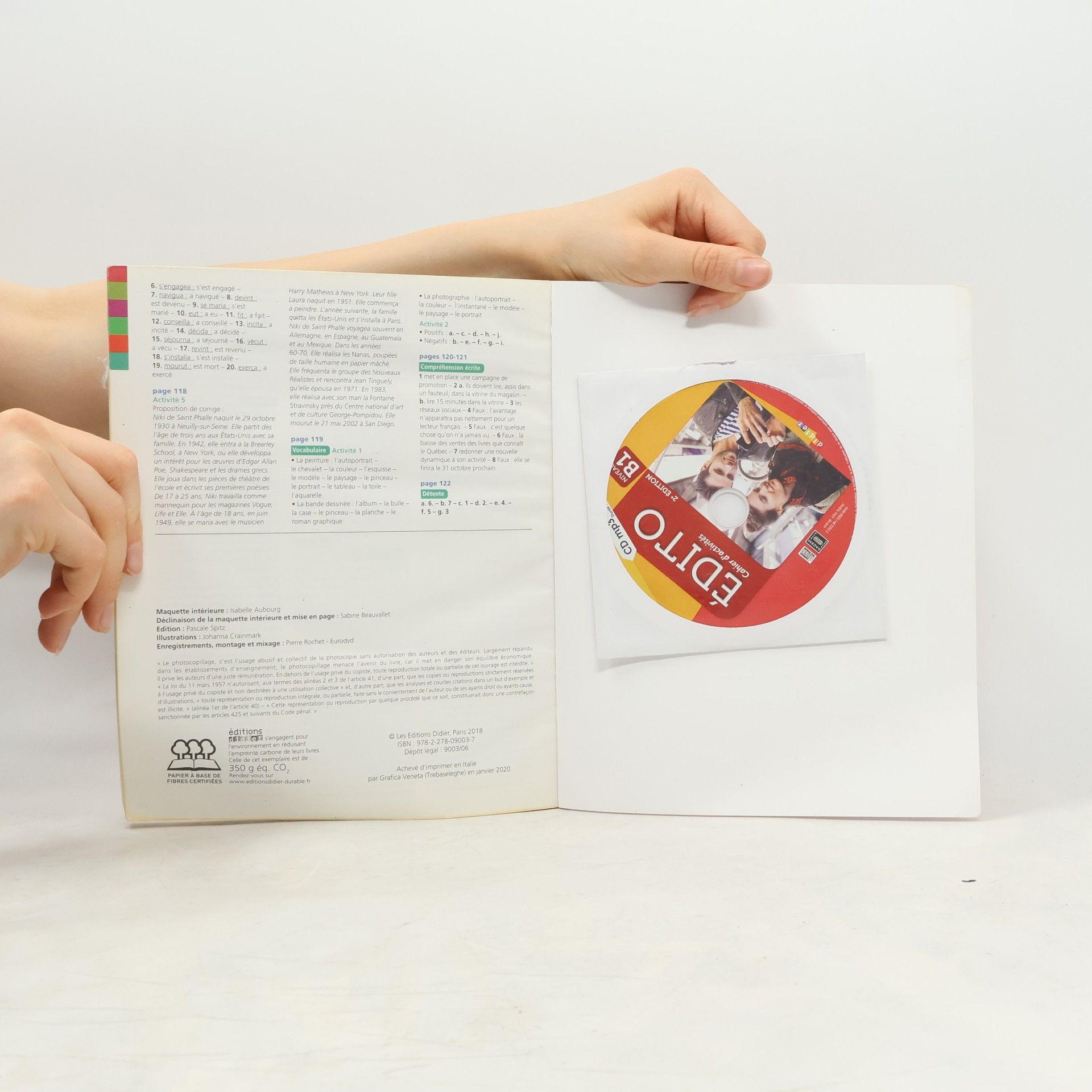 Élodie Heu Édito : cahier d'activités : niveau B1