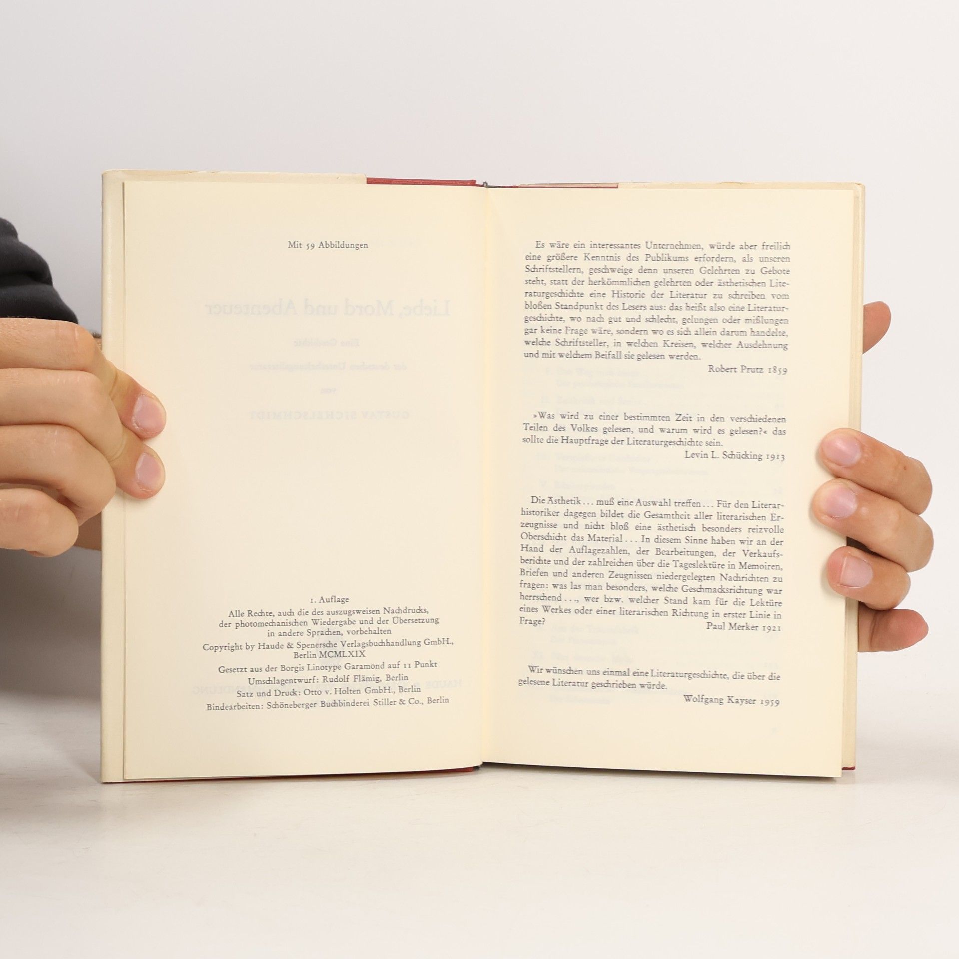 Gustav Sichelschmidt Liebe, Mord und Abenteuer