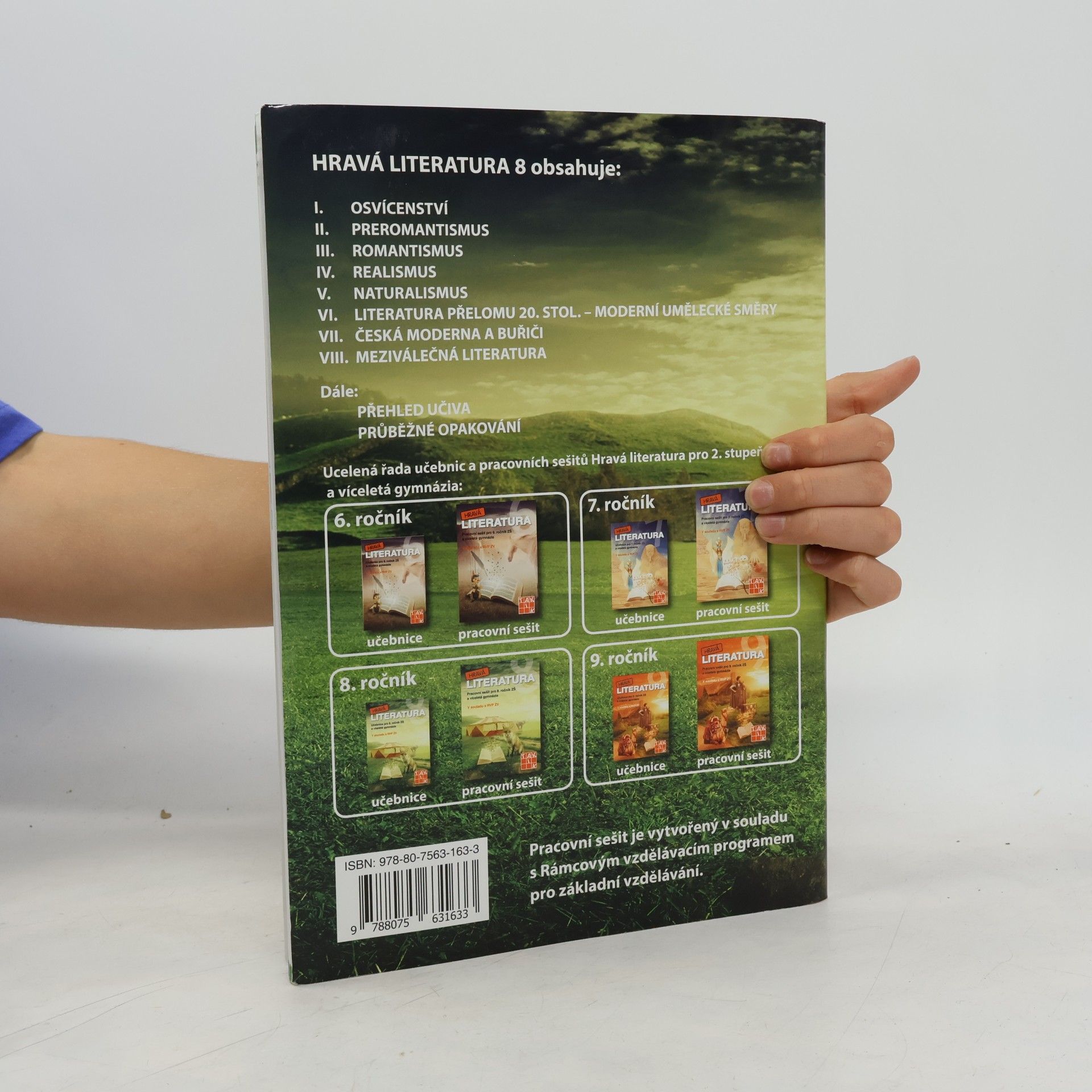 Kolektiv autorů Hravá literatura 8 : pracovní sešit pro 8. ročník ZŠ a víceletá gymnázia