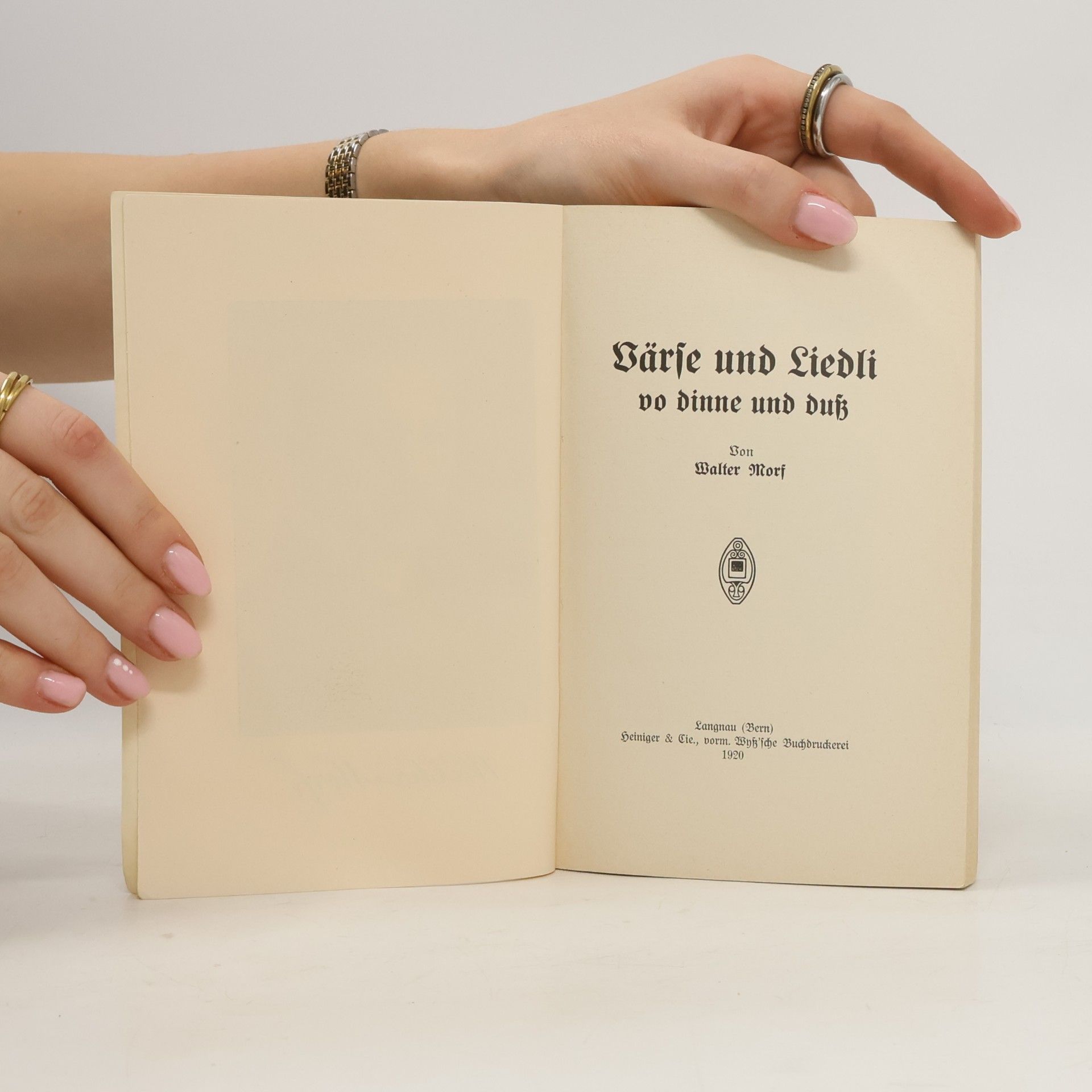 Walter Morf Bärse und Liedli