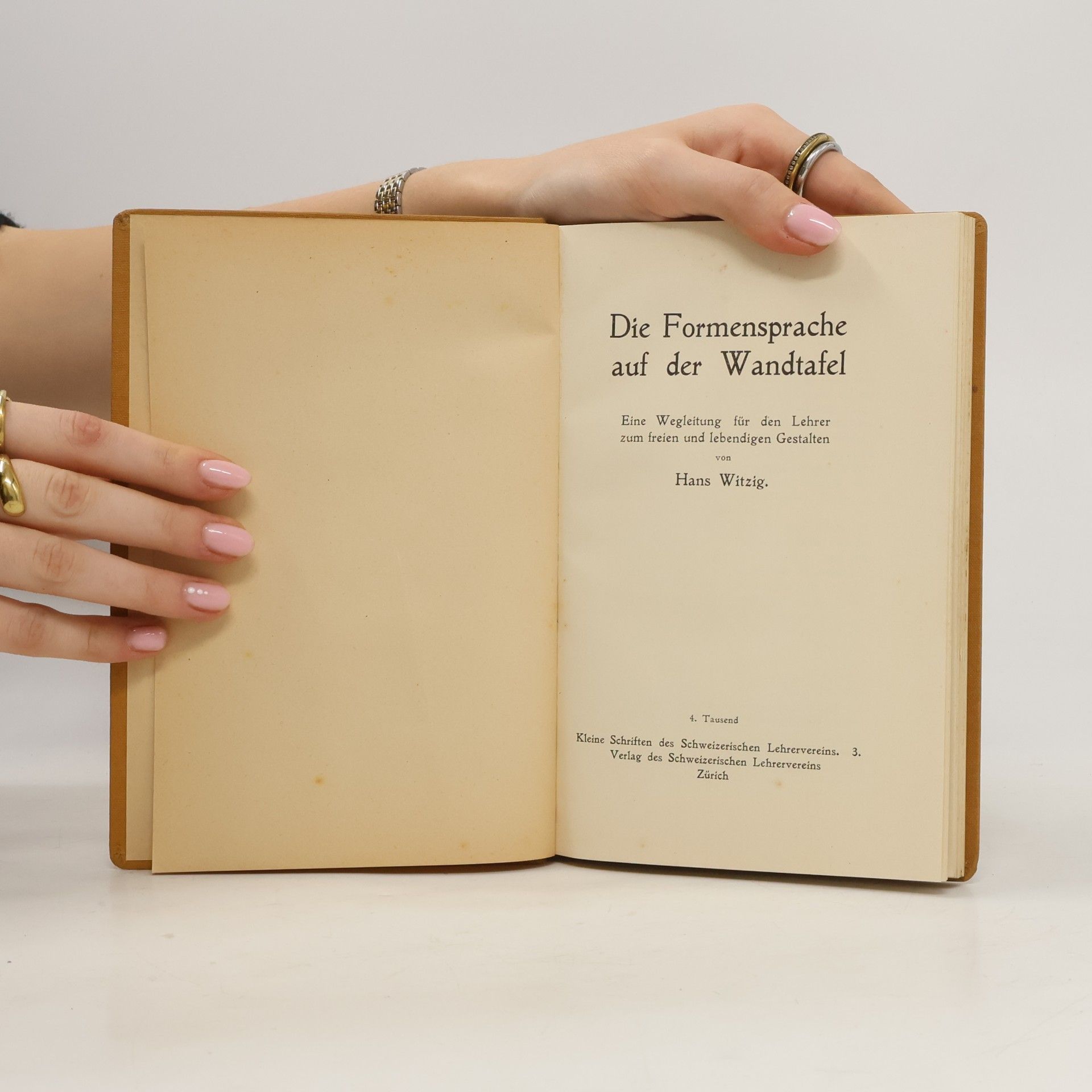 Hans Witzig Die Formensprache auf der Wandtafel