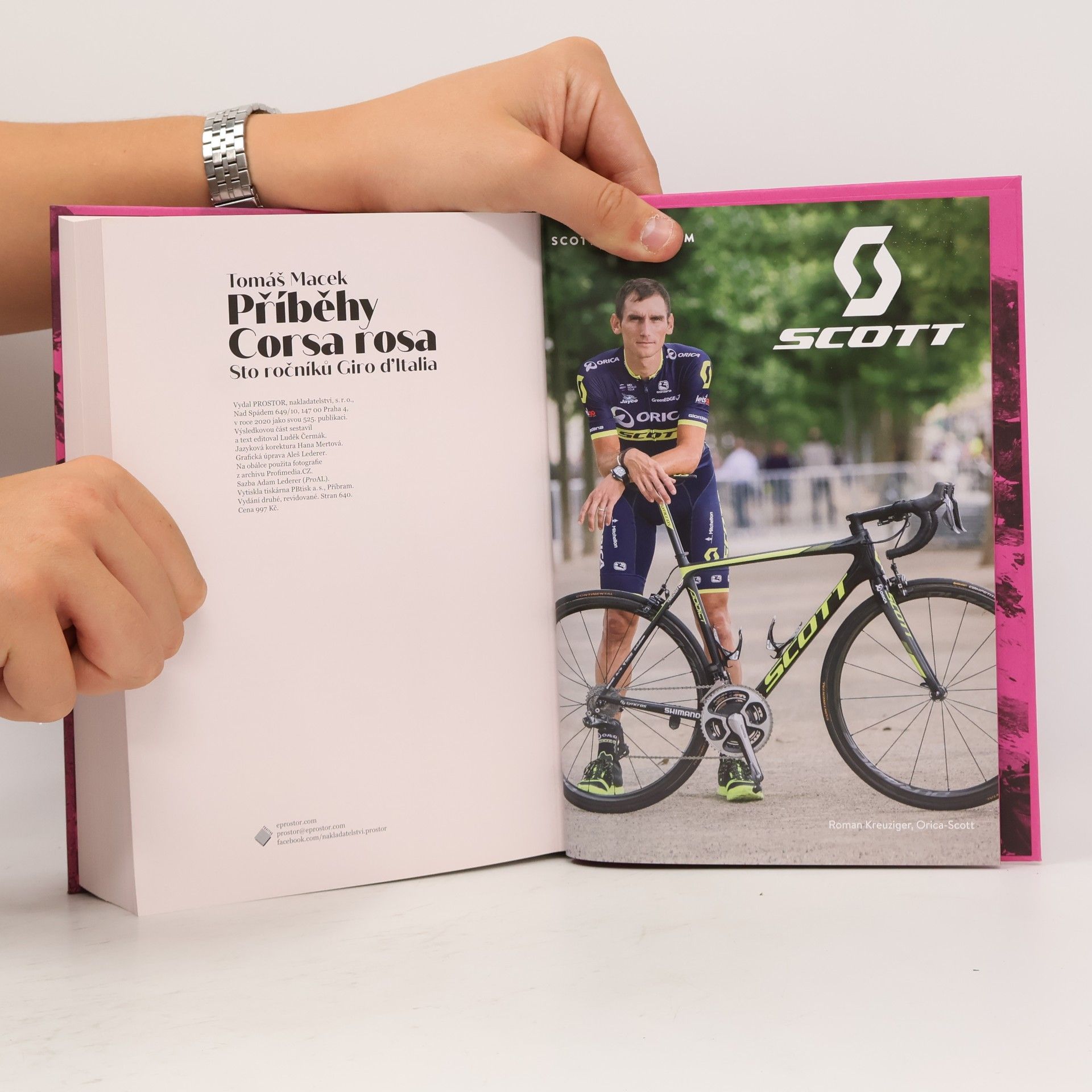 Tomáš Macek Příběhy Corsa rosa: Sto ročníků Giro d'Italia