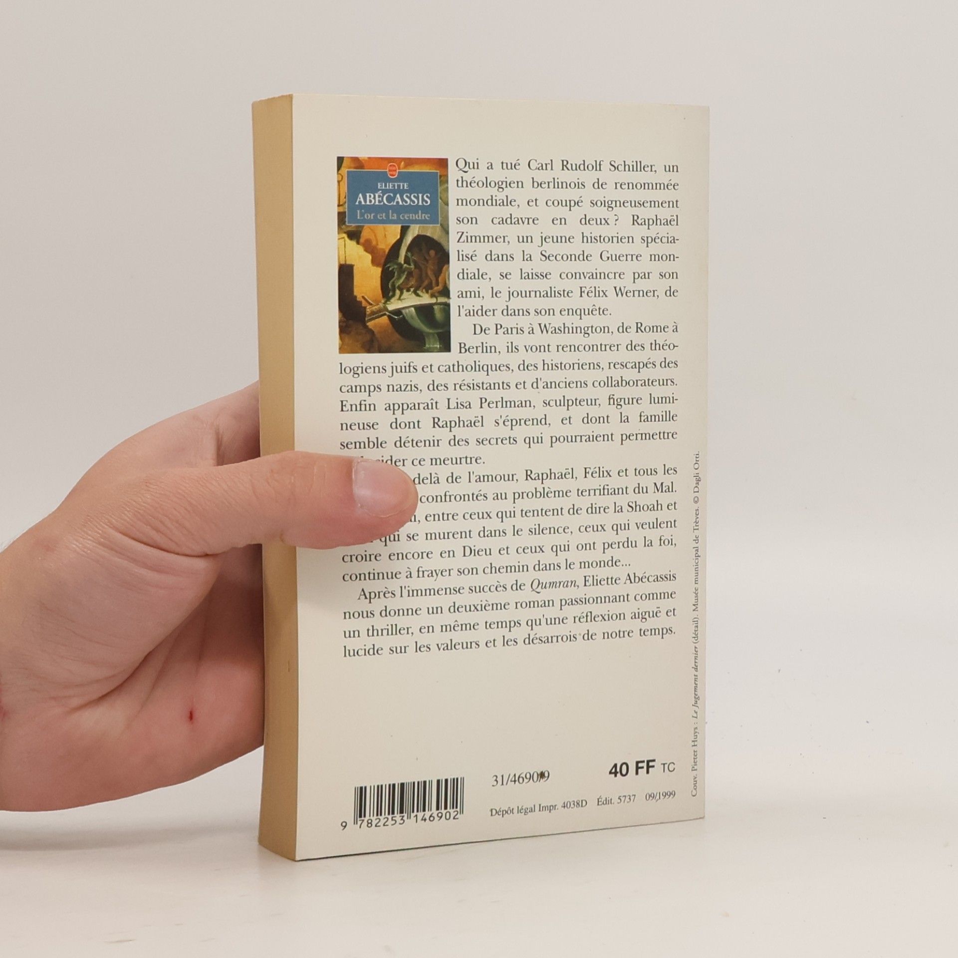 Éliette Abécassis Le Livre de Poche: L'or et la cendre