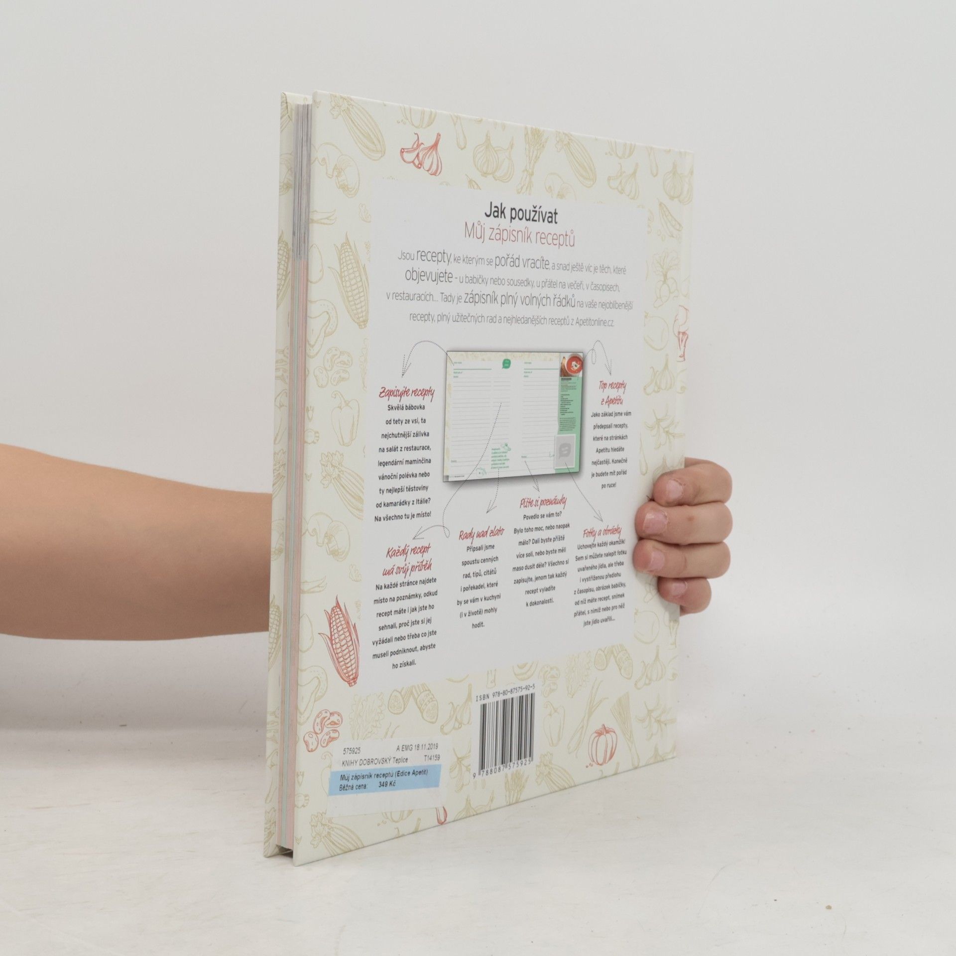 Autorenkollektiv Můj zápisník receptů : plus 106 tipů a triků z Apetitu